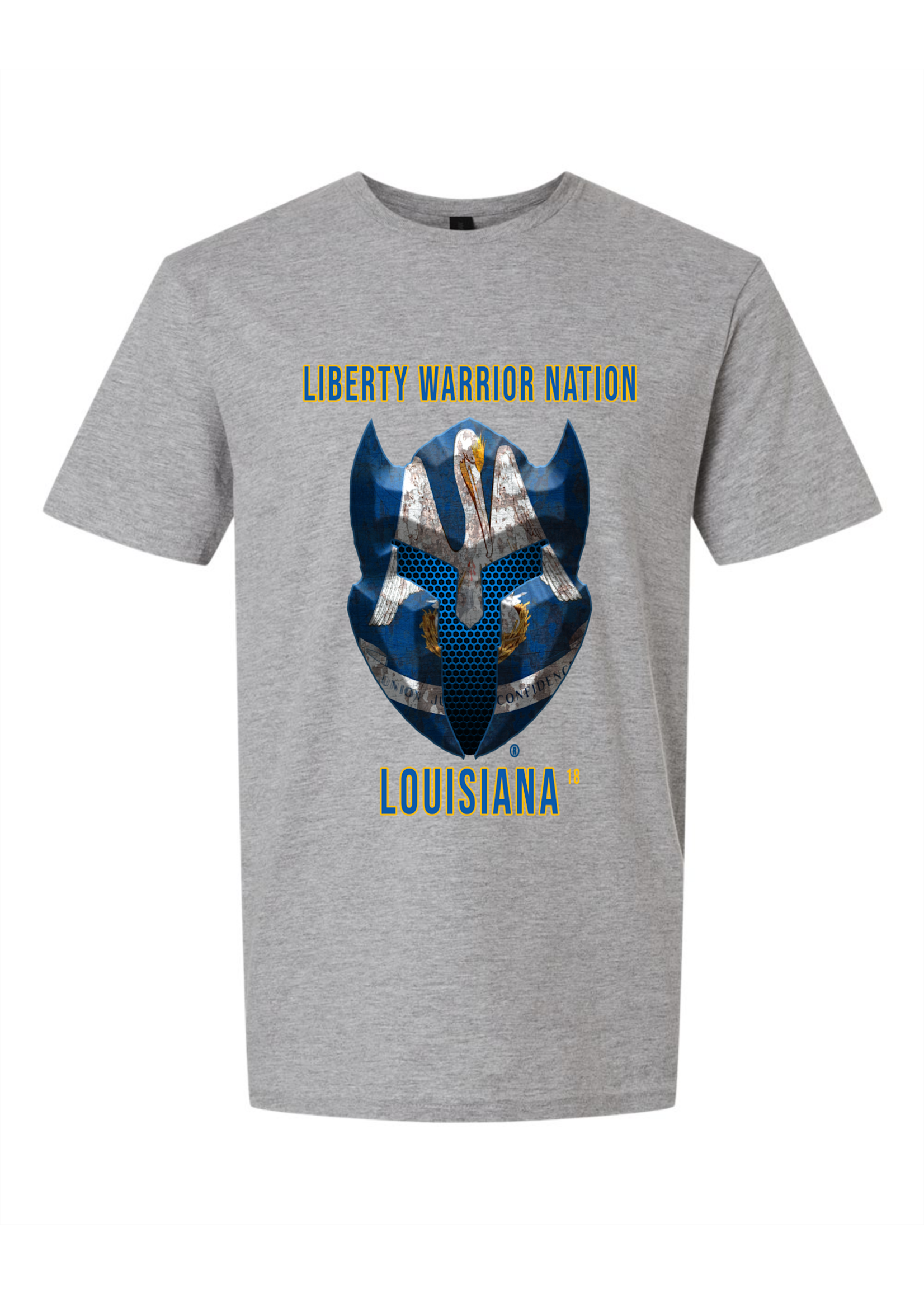 LWN Liberty Warrior Nation Louisiana with Text Shirt