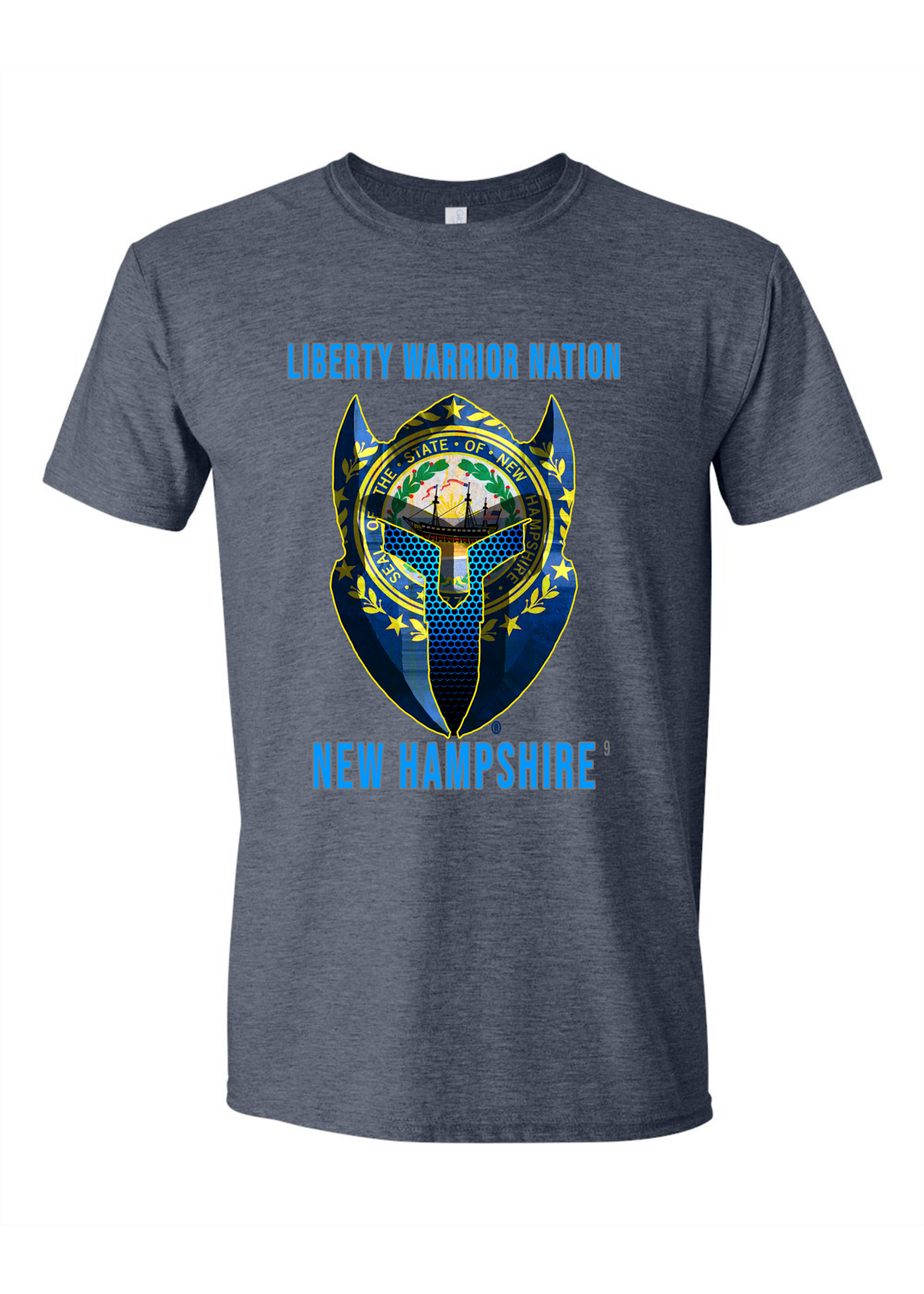 LWN Liberty Warrior Nation New Hampshire with Text Shirt