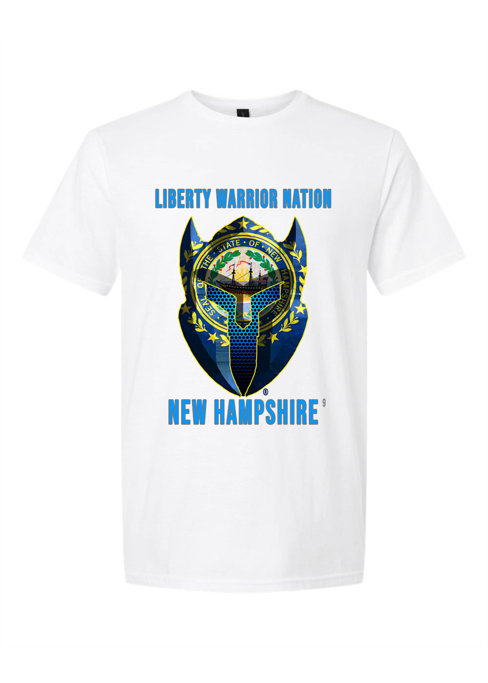 LWN Liberty Warrior Nation New Hampshire with Text Shirt