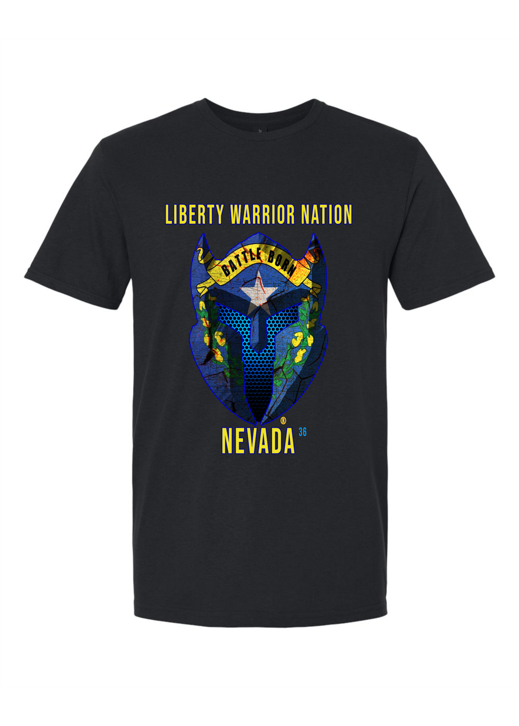 LWN Liberty Warrior Nation Nevada with Text Shirt