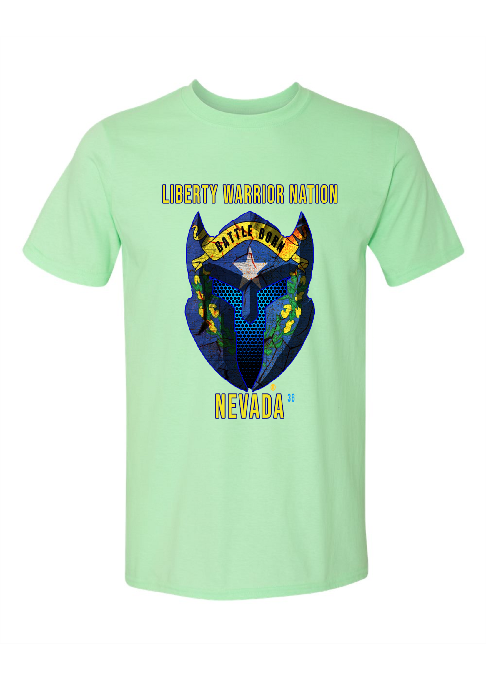 LWN Liberty Warrior Nation Nevada with Text Shirt
