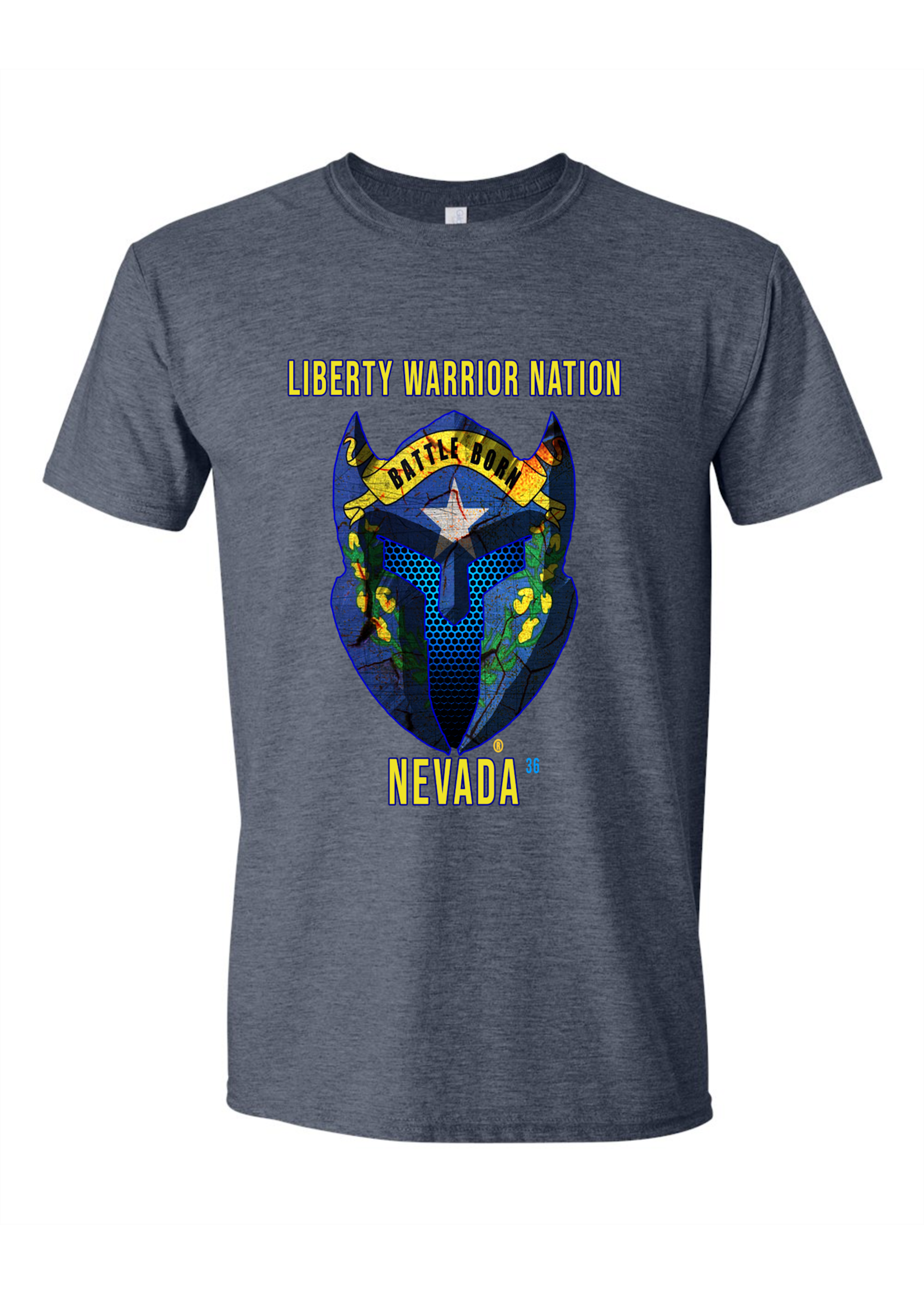 LWN Liberty Warrior Nation Nevada with Text Shirt