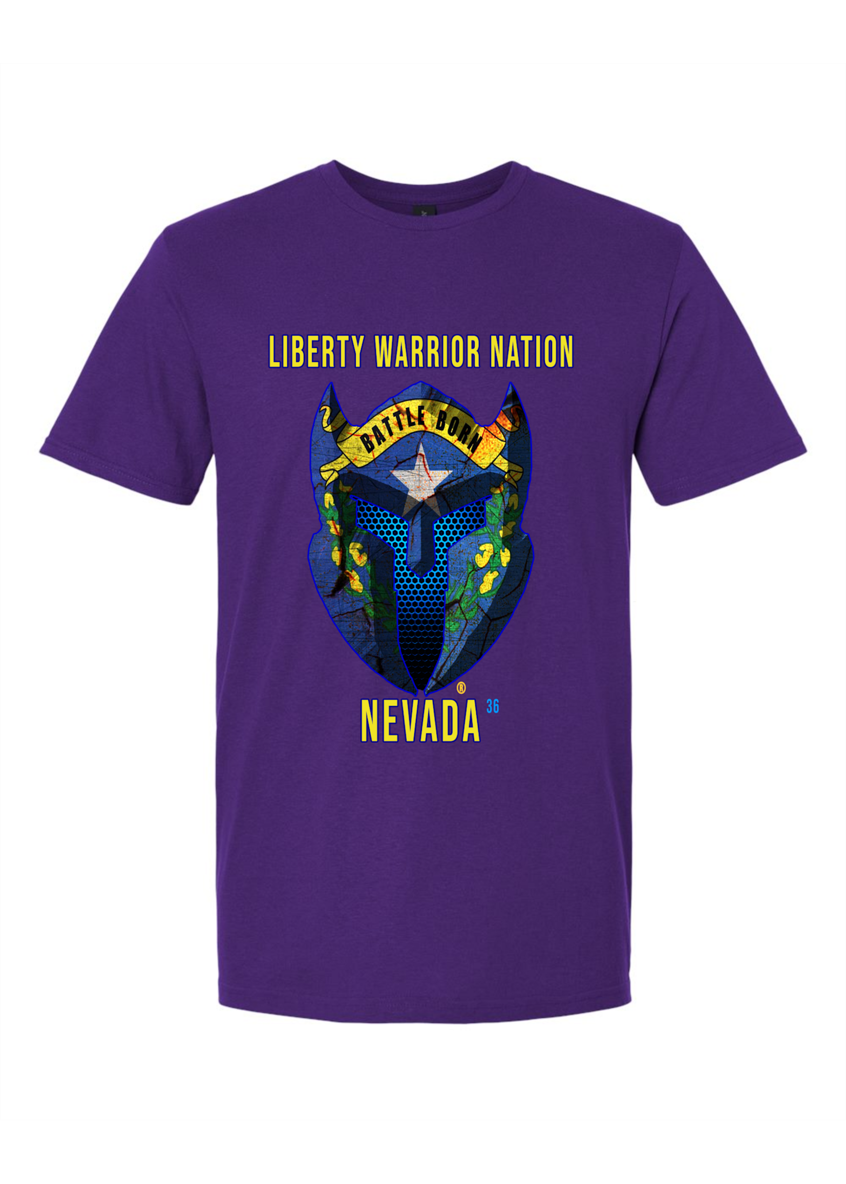 LWN Liberty Warrior Nation Nevada with Text Shirt