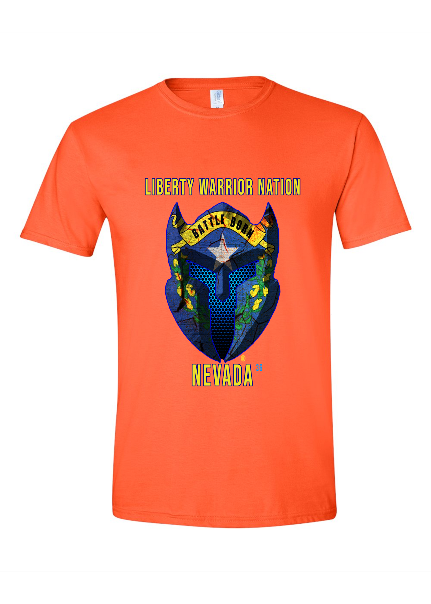LWN Liberty Warrior Nation Nevada with Text Shirt
