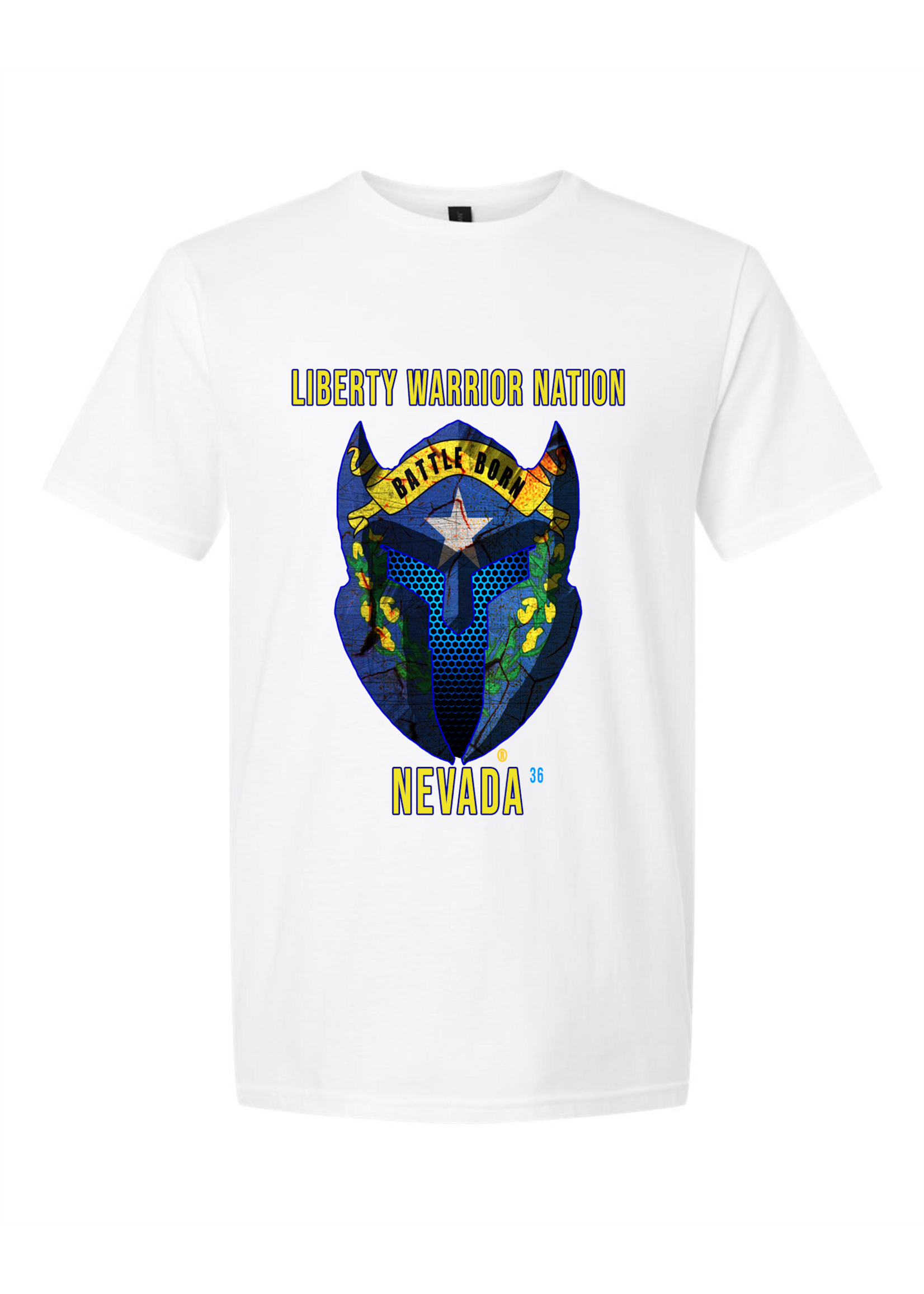 LWN Liberty Warrior Nation Nevada with Text Shirt