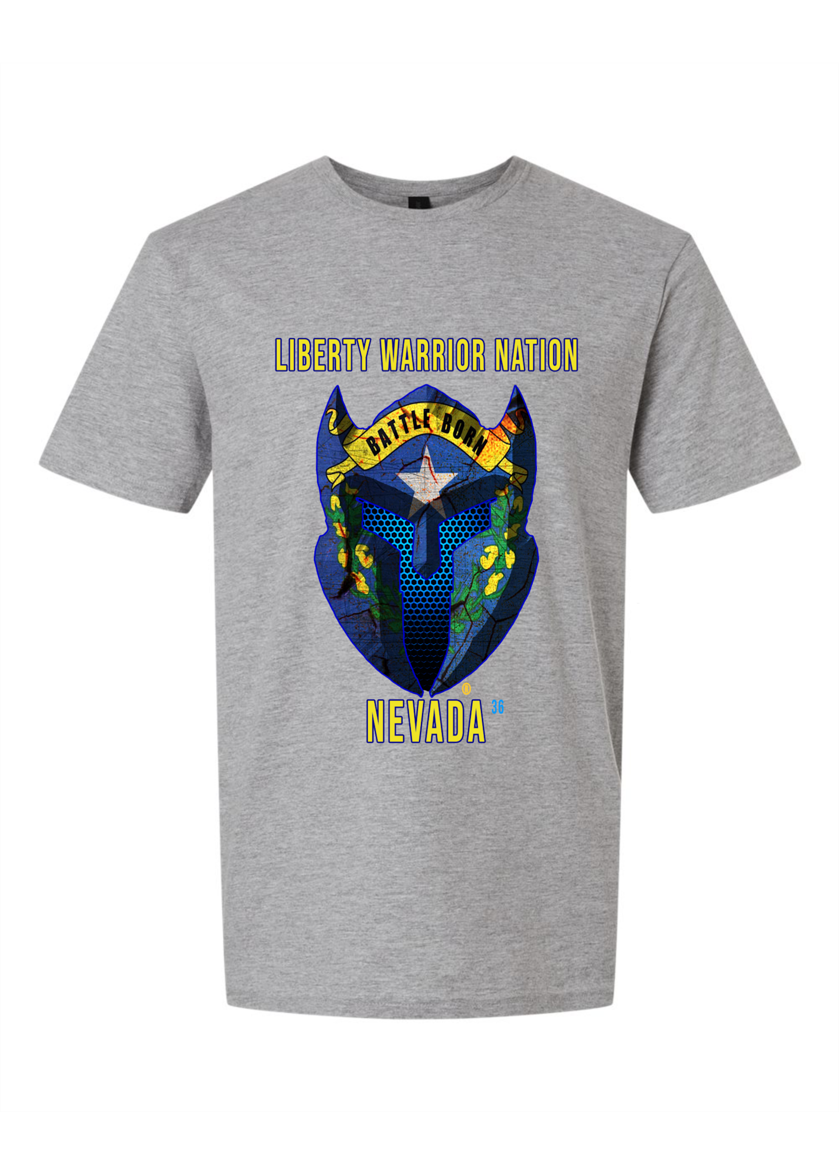 LWN Liberty Warrior Nation Nevada with Text Shirt
