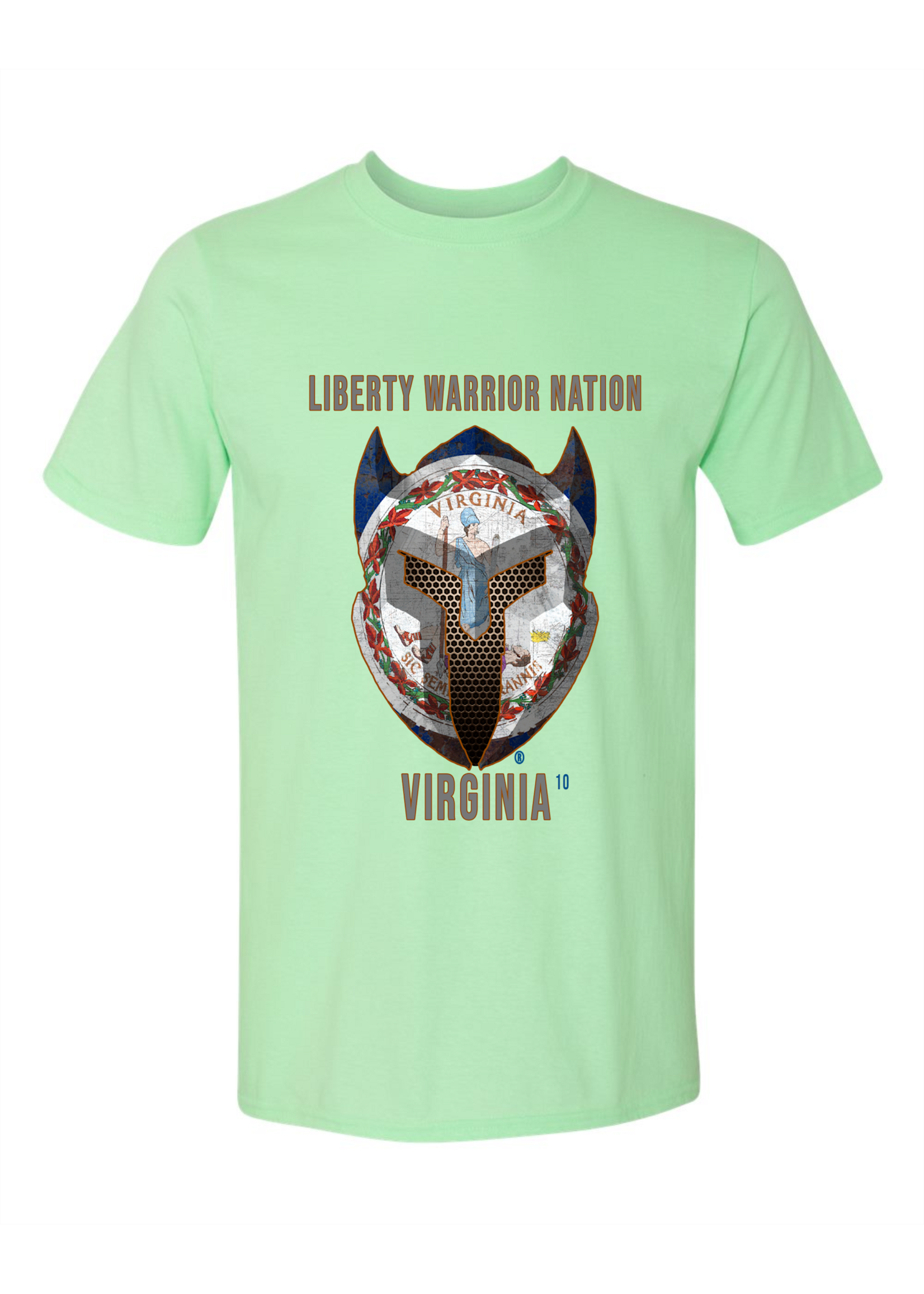 LWN Liberty Warrior Nation Virginia with Text Shirt