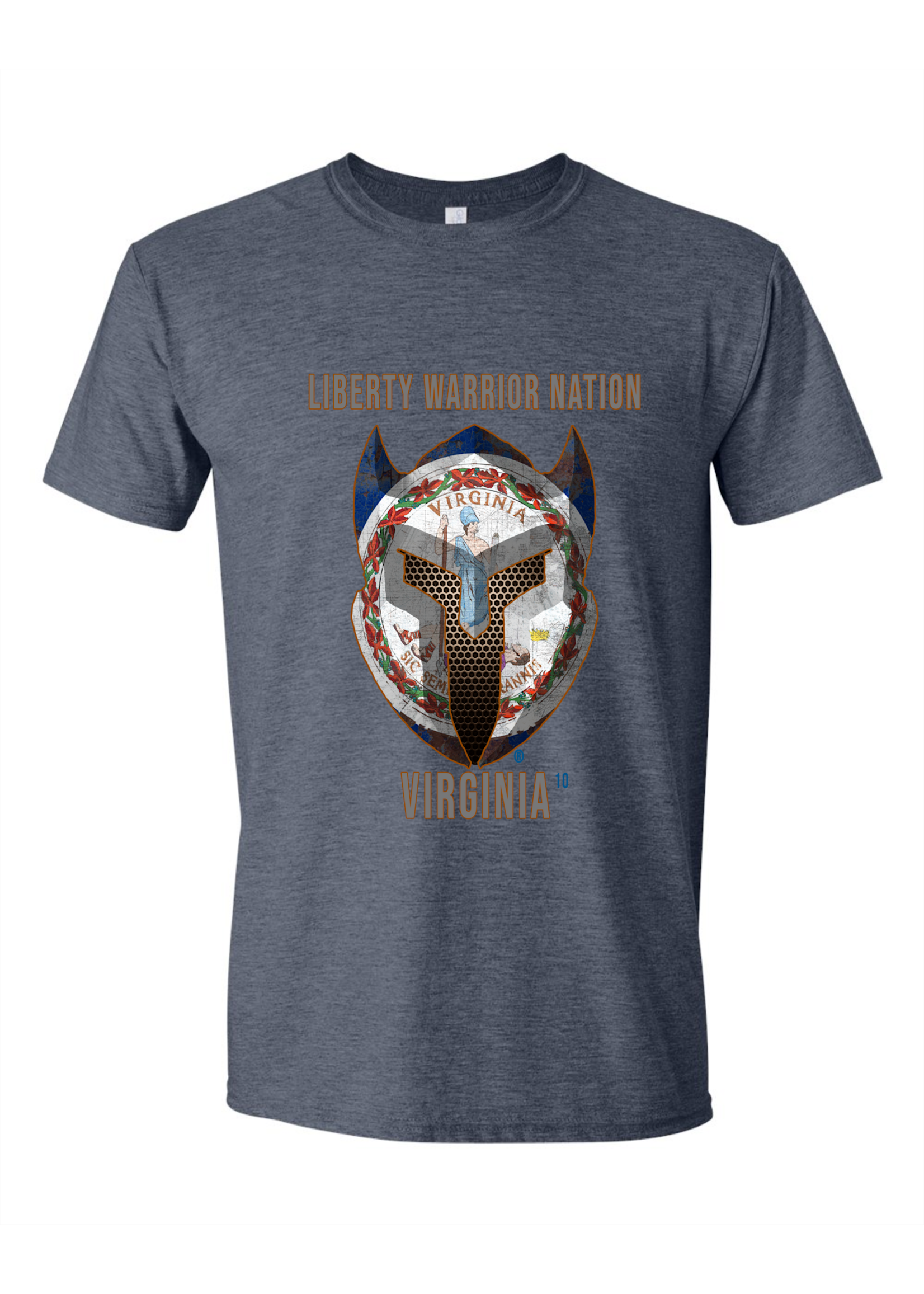 LWN Liberty Warrior Nation Virginia with Text Shirt