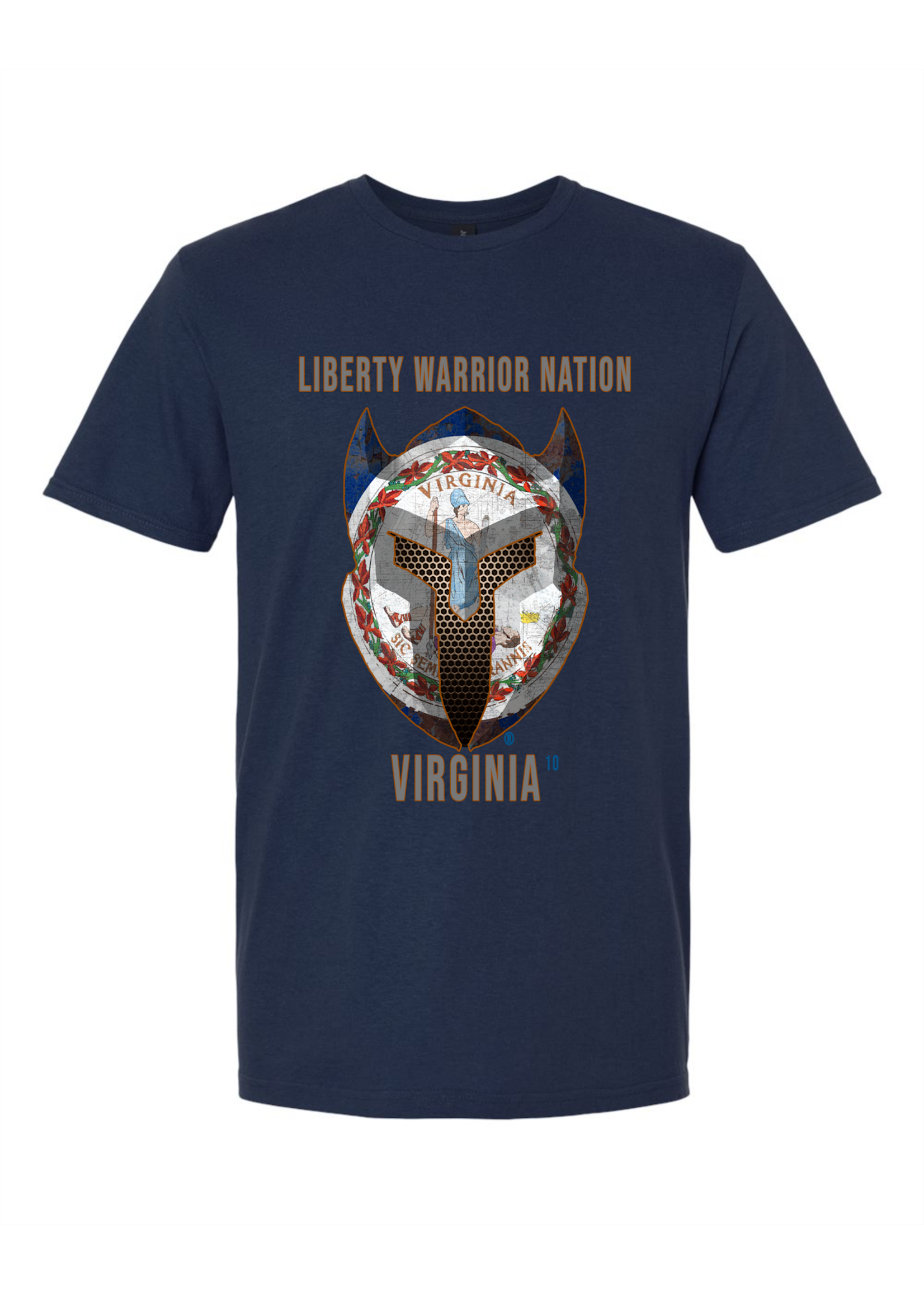 LWN Liberty Warrior Nation Virginia with Text Shirt
