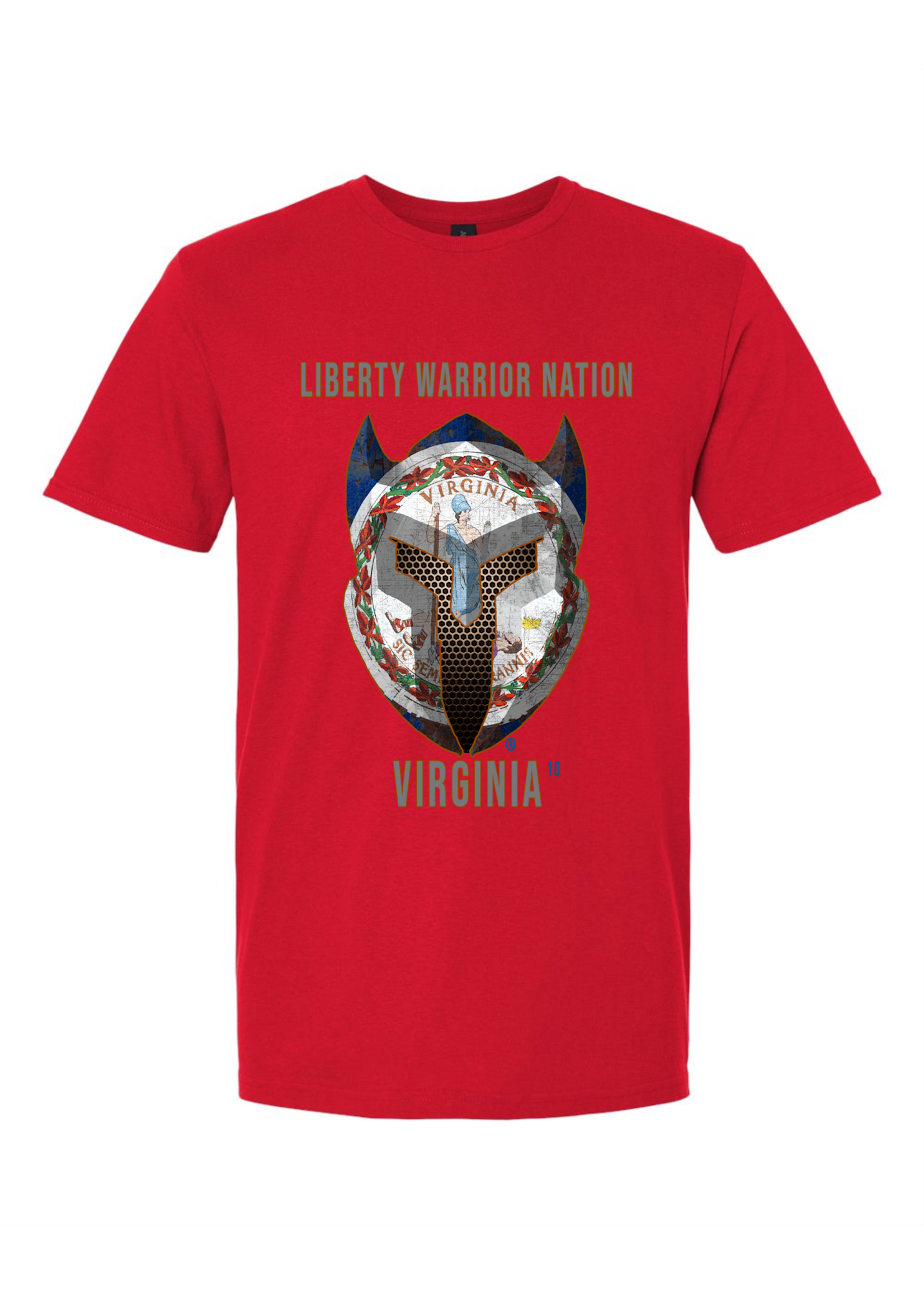 LWN Liberty Warrior Nation Virginia with Text Shirt