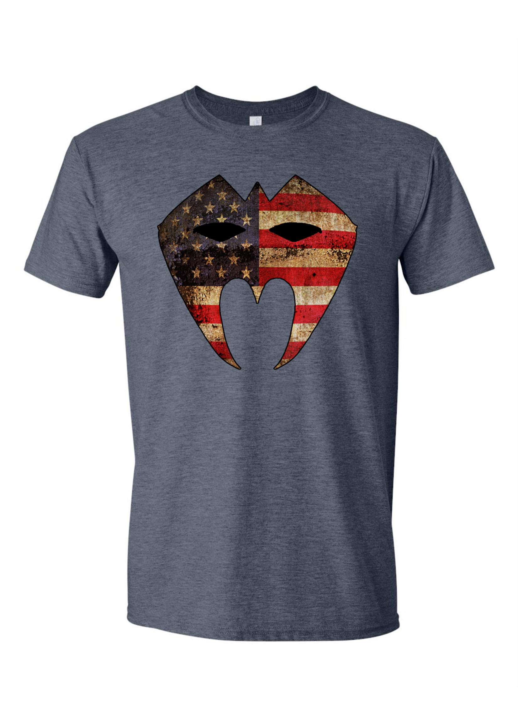 LWN Liberty Warrior Nation American Flag Mask Shirt