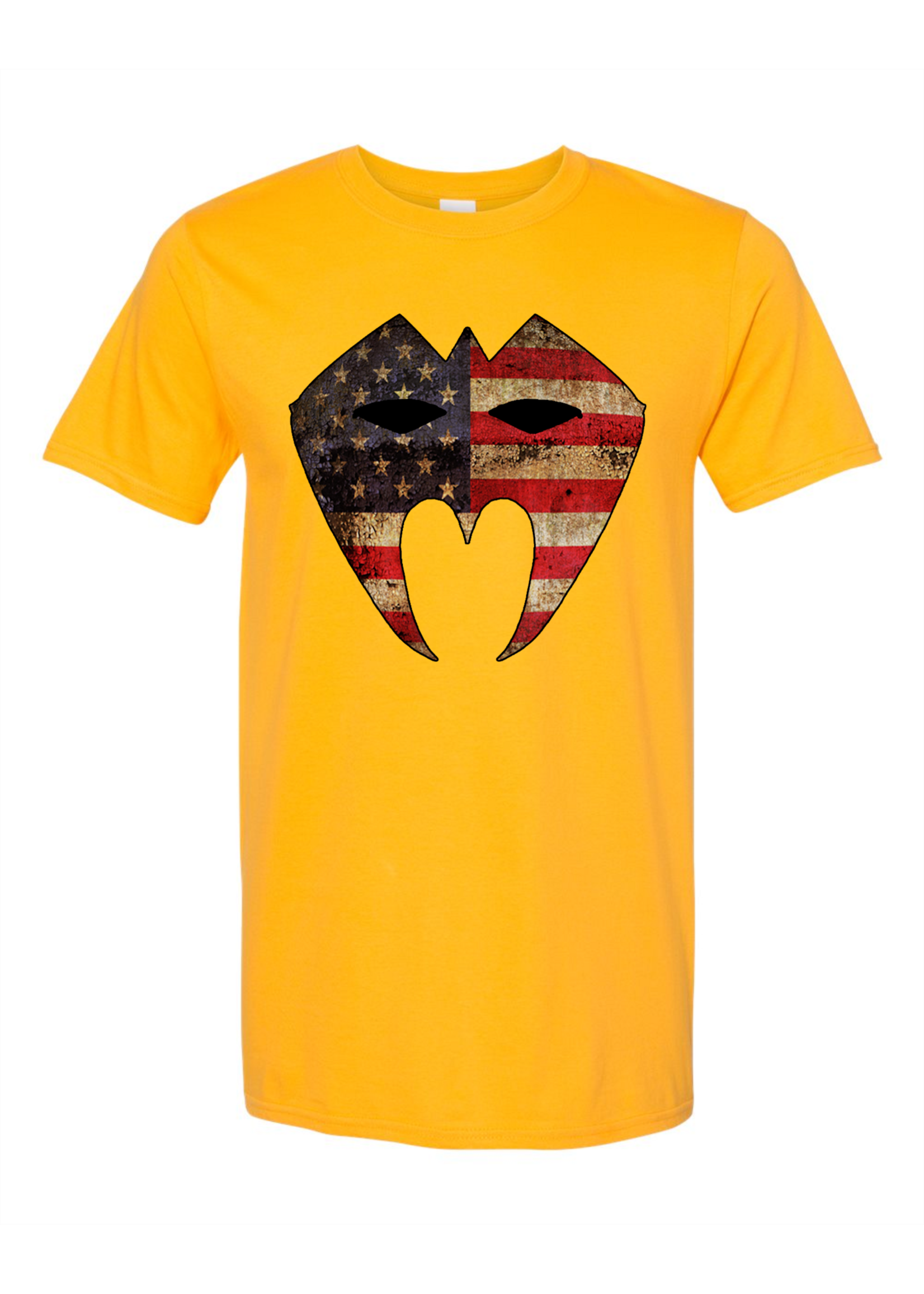 LWN Liberty Warrior Nation American Flag Mask Shirt