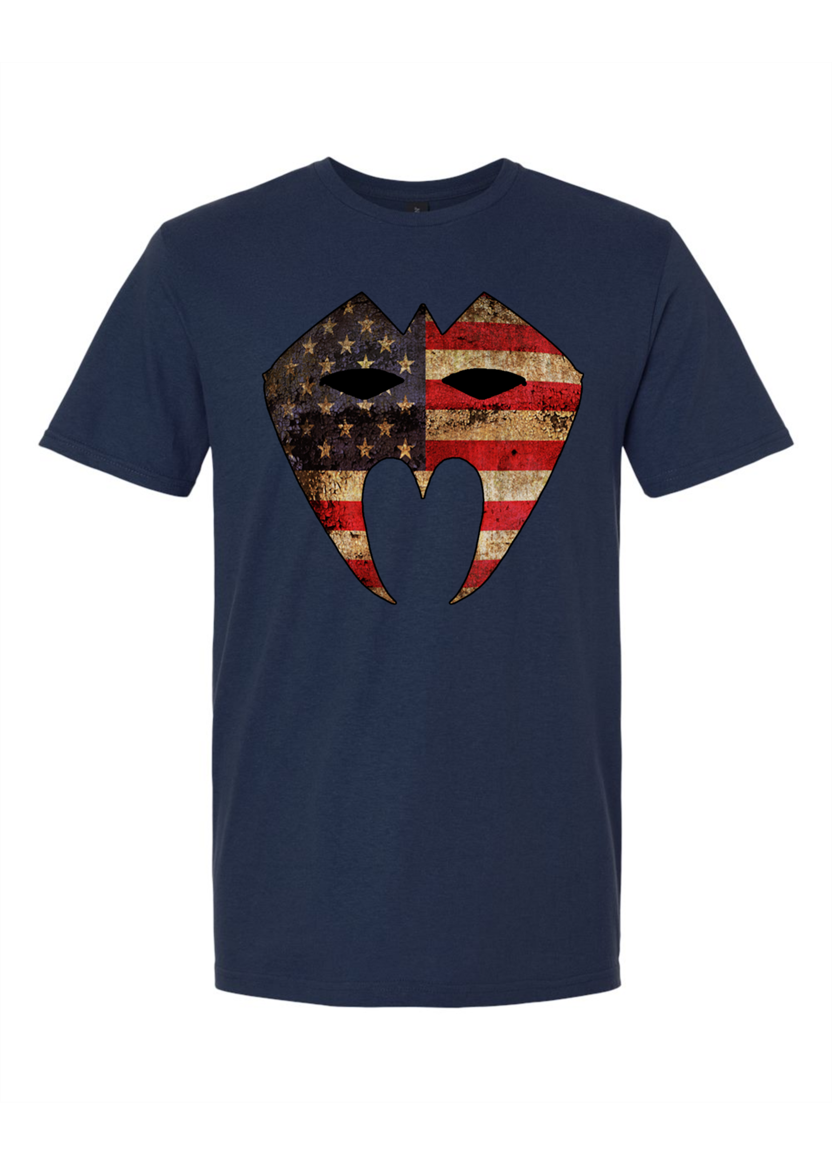 LWN Liberty Warrior Nation American Flag Mask Shirt