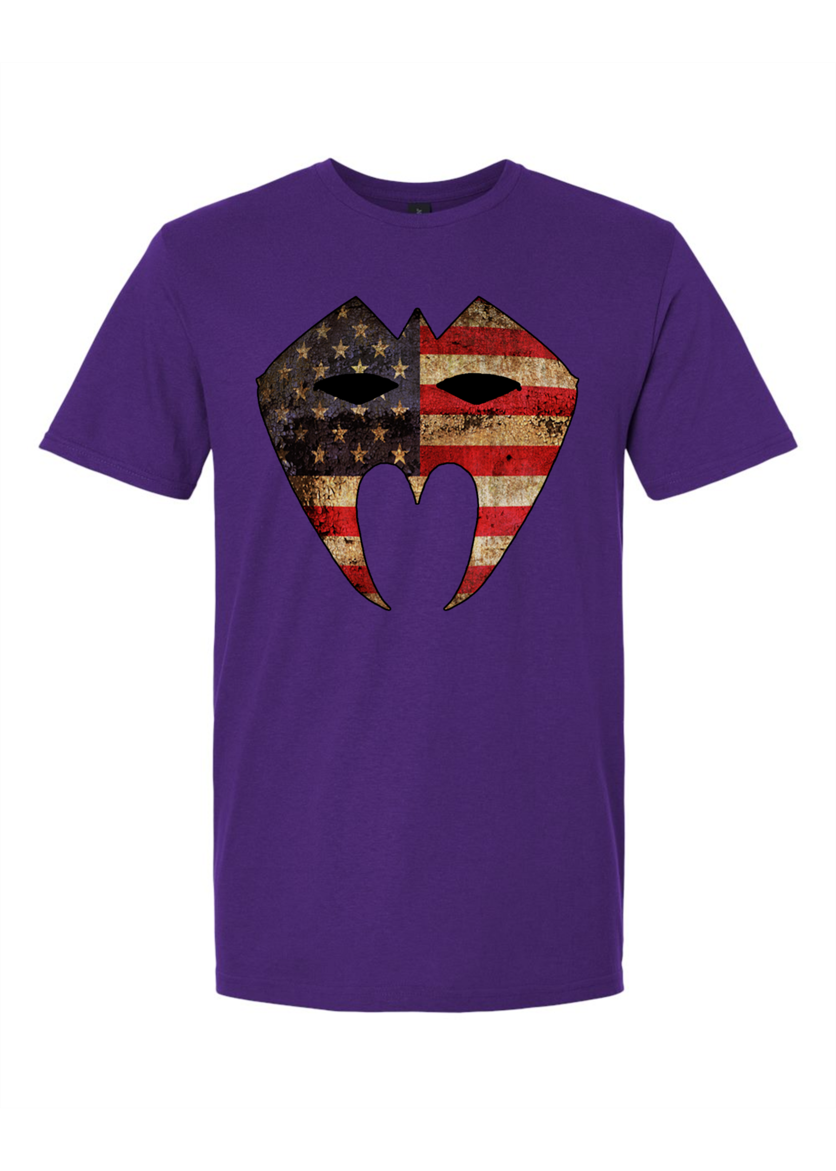 LWN Liberty Warrior Nation American Flag Mask Shirt