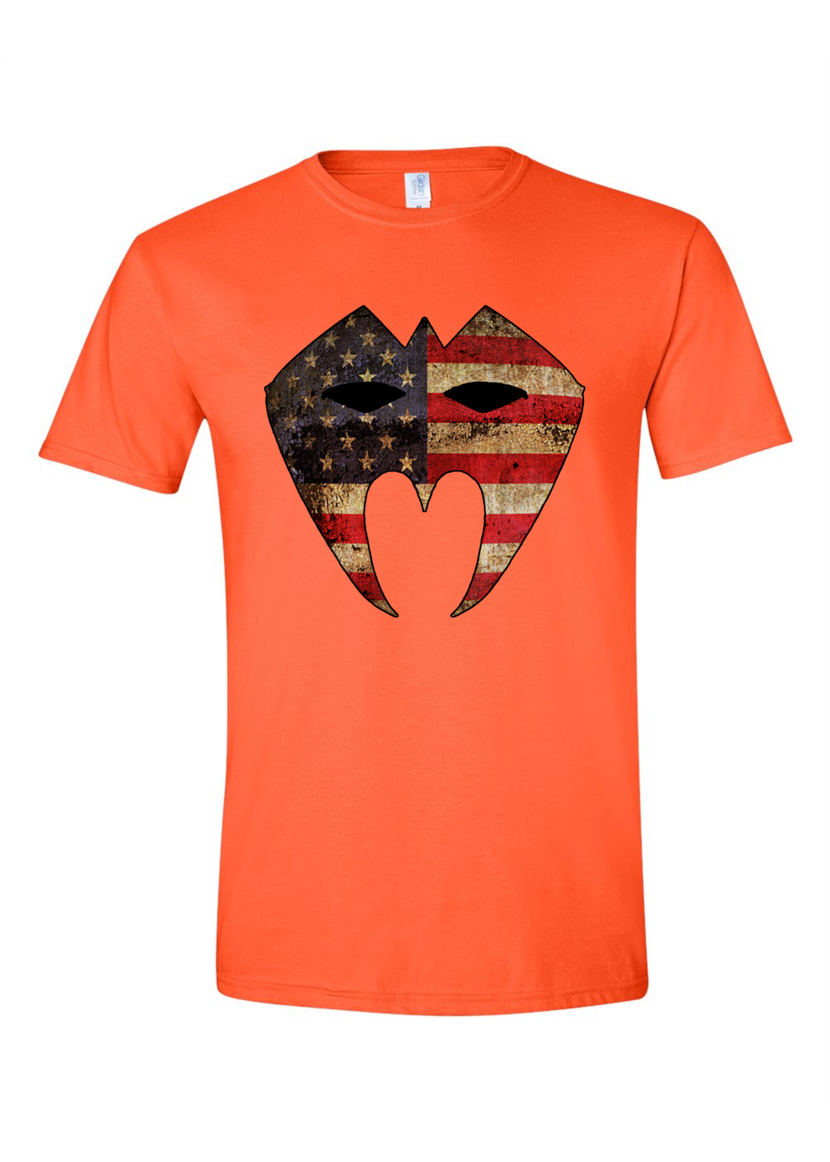 LWN Liberty Warrior Nation American Flag Mask Shirt