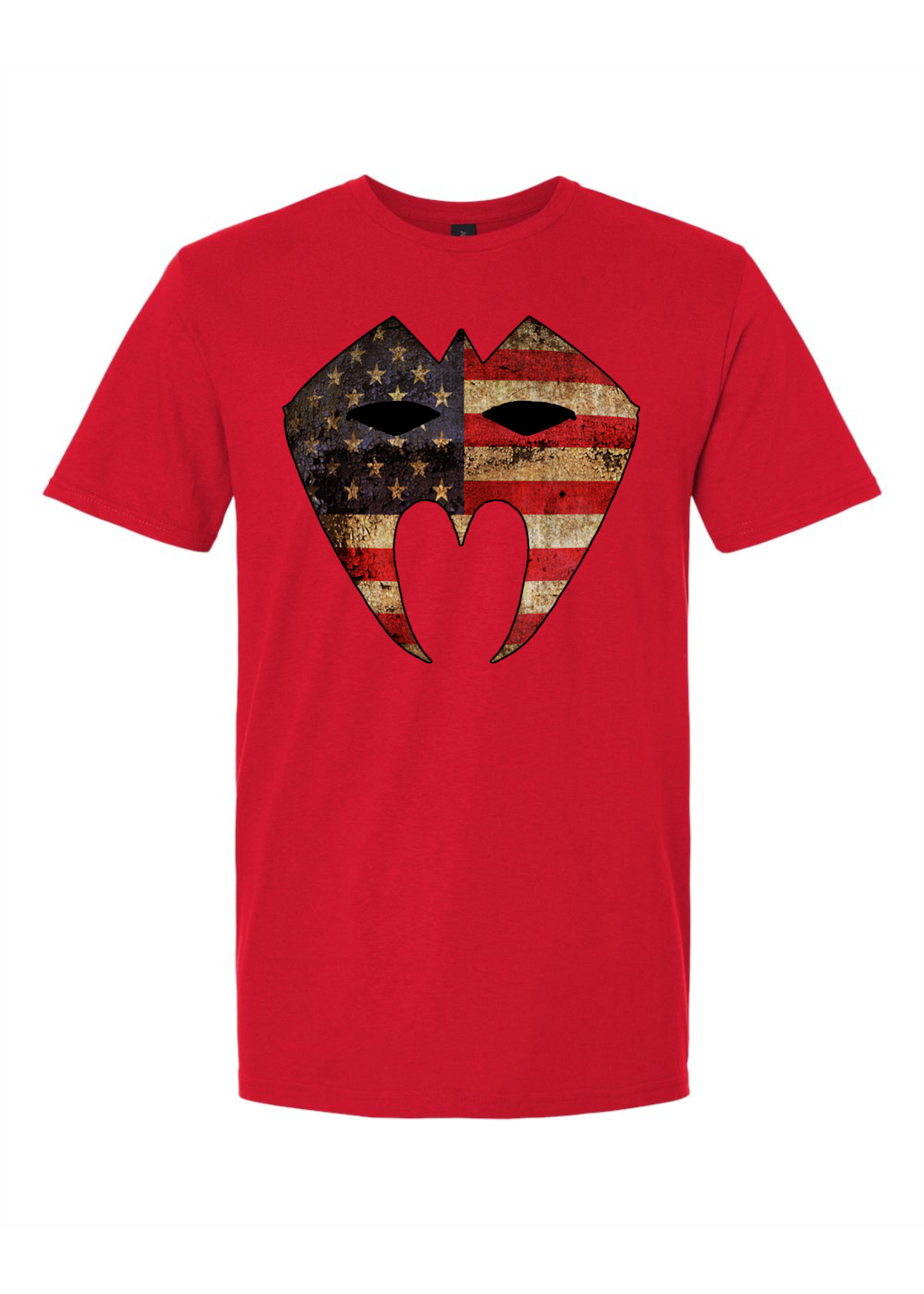 LWN Liberty Warrior Nation American Flag Mask Shirt