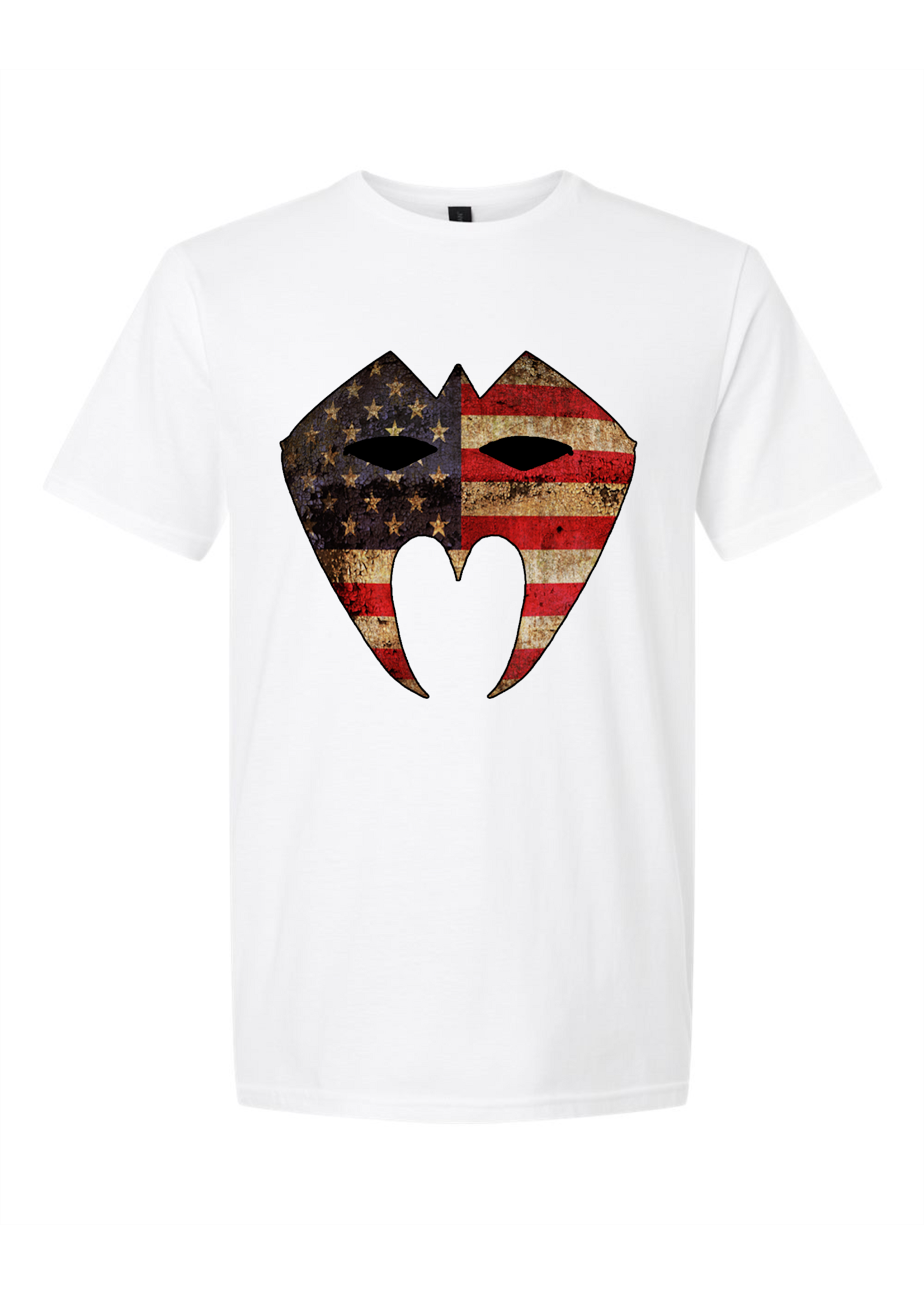 LWN Liberty Warrior Nation American Flag Mask Shirt