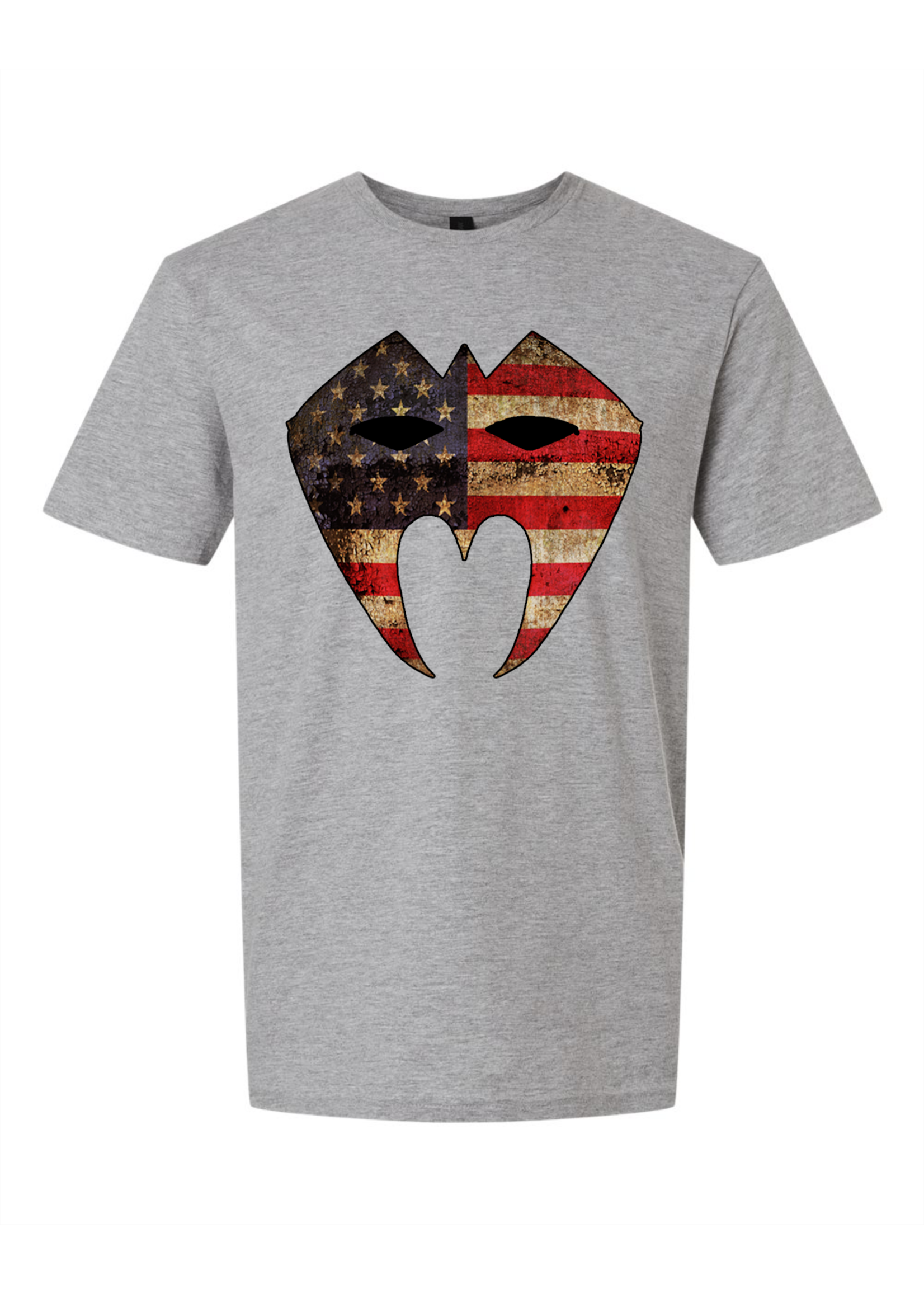 LWN Liberty Warrior Nation American Flag Mask Shirt