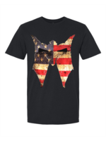 LWN Liberty Warrior Nation 3D Flag Mask Shirt