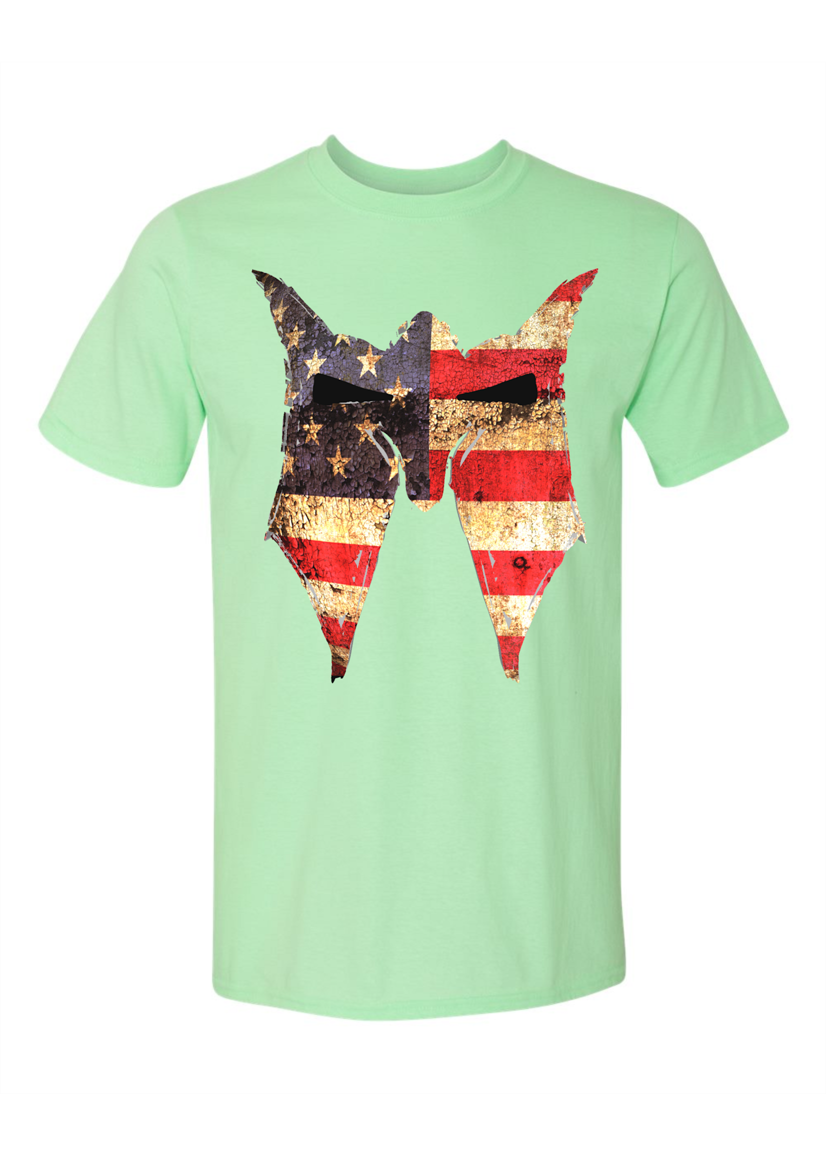 LWN Liberty Warrior Nation 3D Flag Mask Shirt
