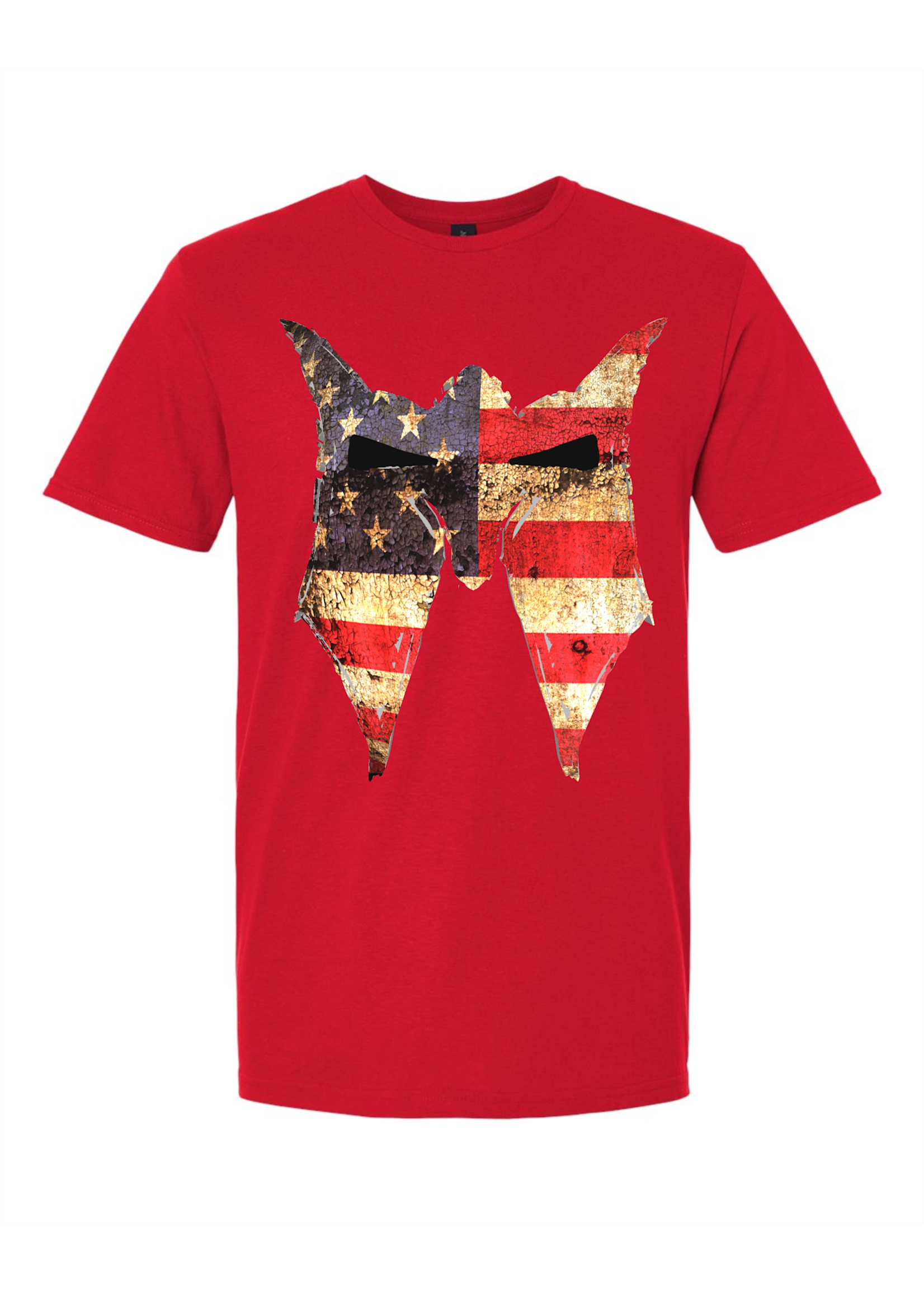 LWN Liberty Warrior Nation 3D Flag Mask Shirt