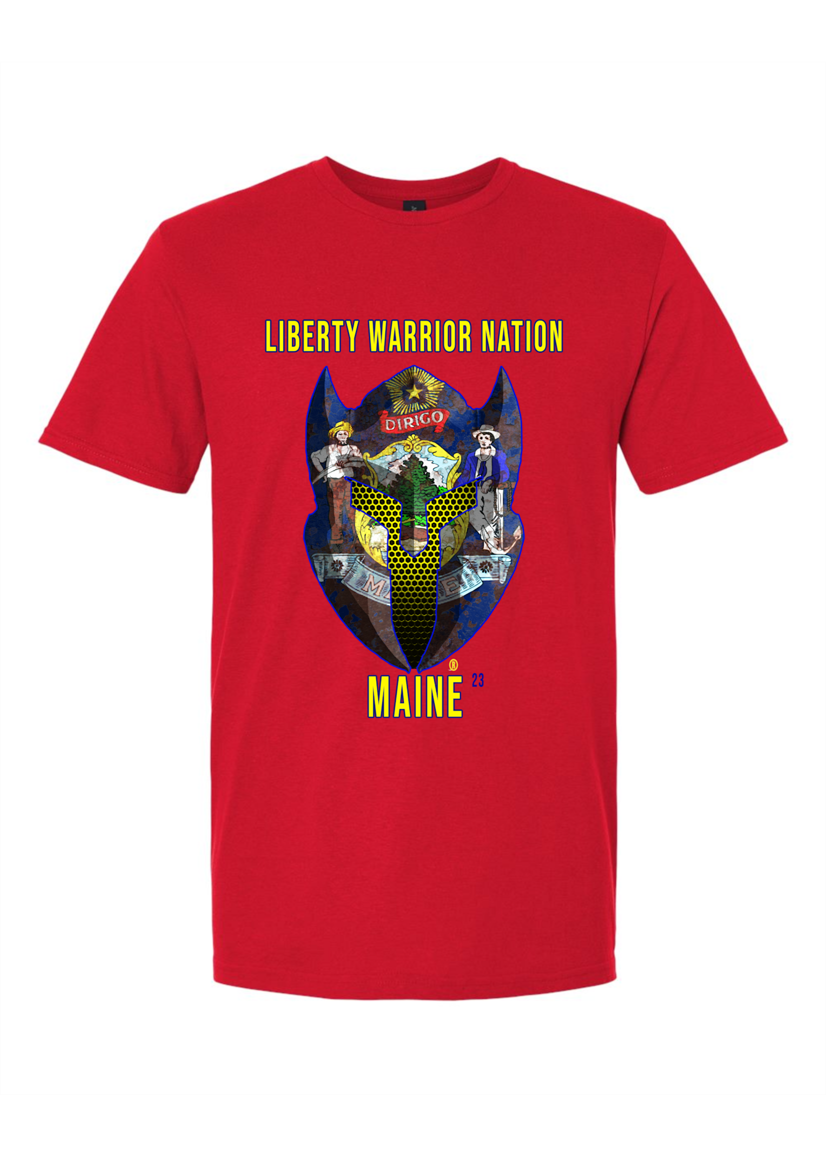 LWN Liberty Warrior Nation Maine Shirt