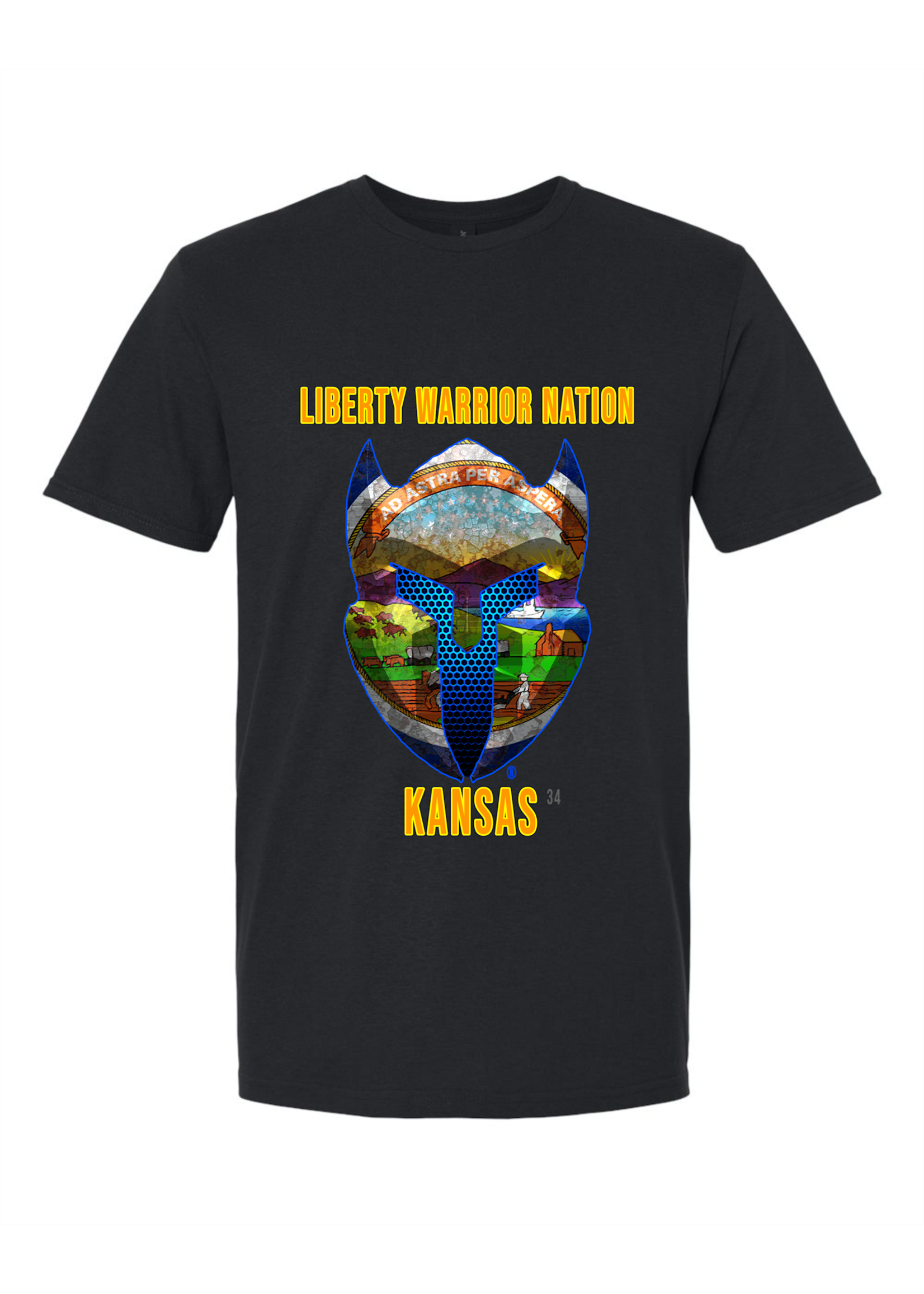 LWN Liberty Warrior Nation Kansas Shirt