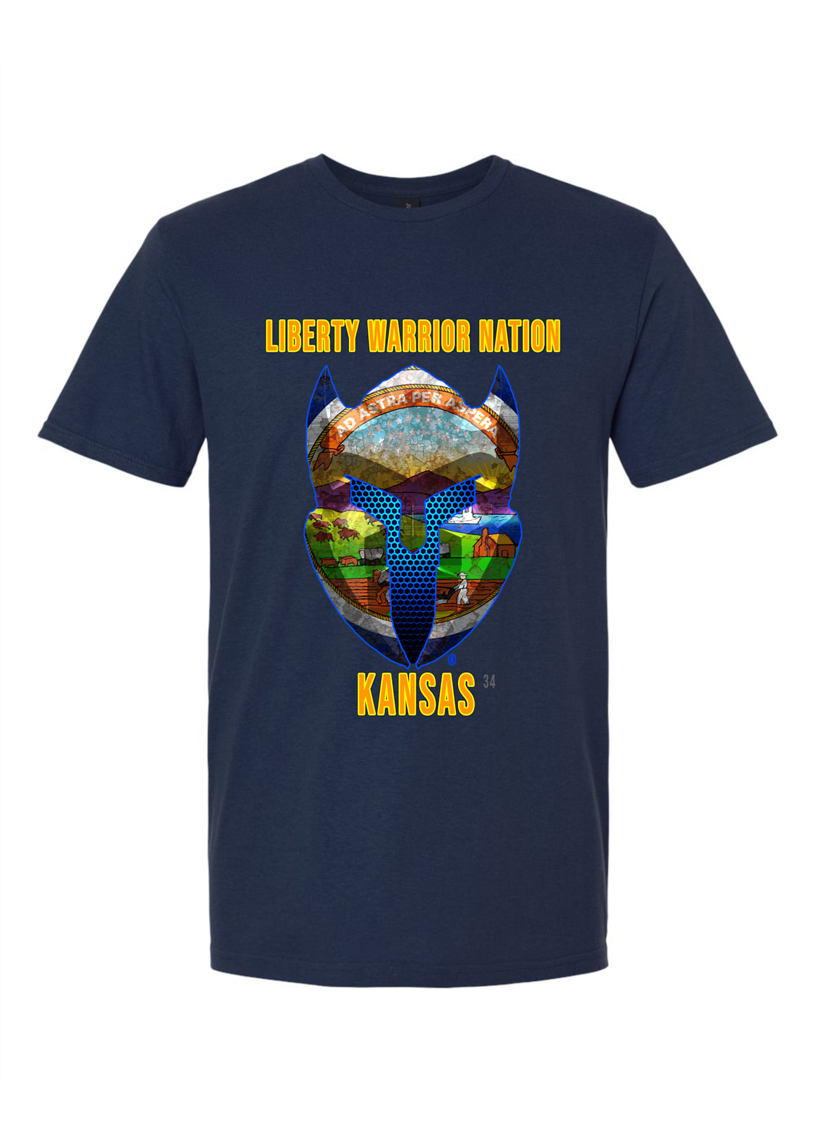 LWN Liberty Warrior Nation Kansas Shirt