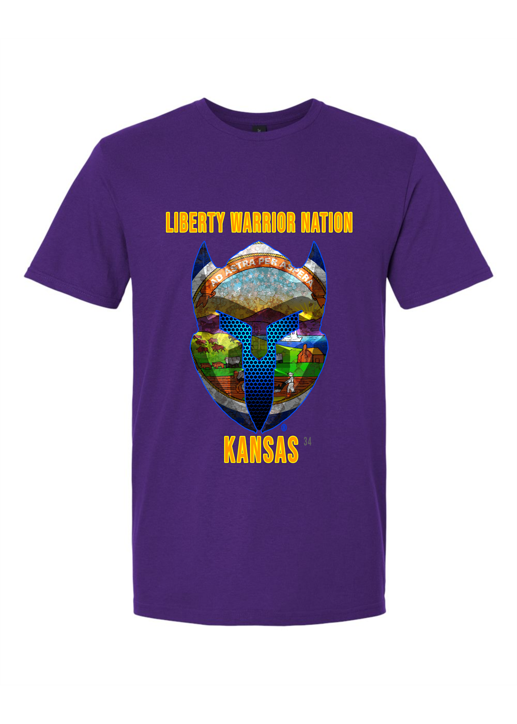 LWN Liberty Warrior Nation Kansas Shirt