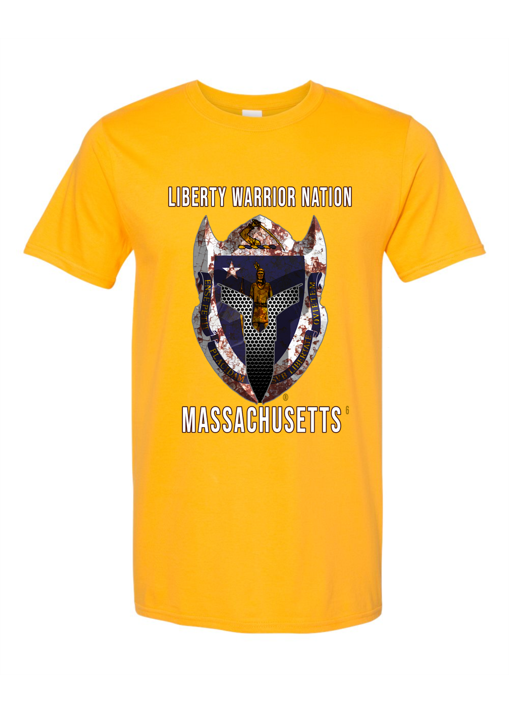 LWN Liberty Warrior Nation Massachusetts Shirt