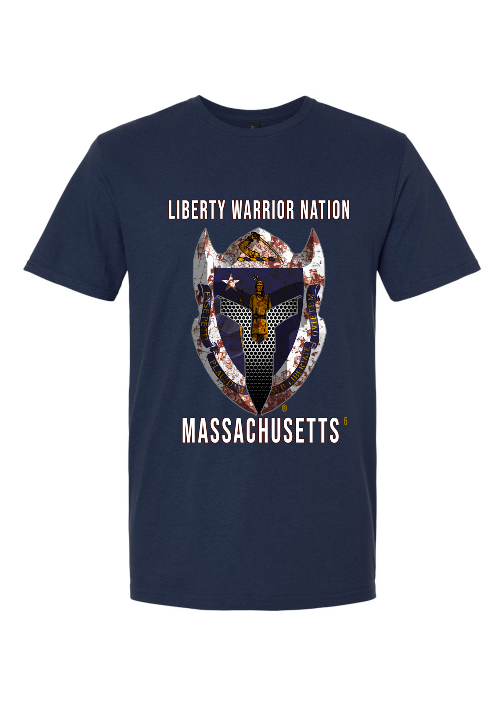LWN Liberty Warrior Nation Massachusetts Shirt