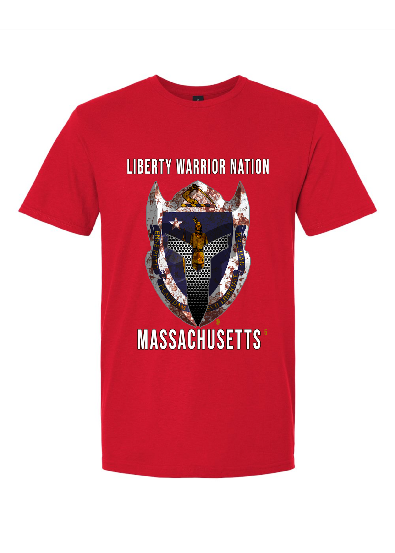 LWN Liberty Warrior Nation Massachusetts Shirt