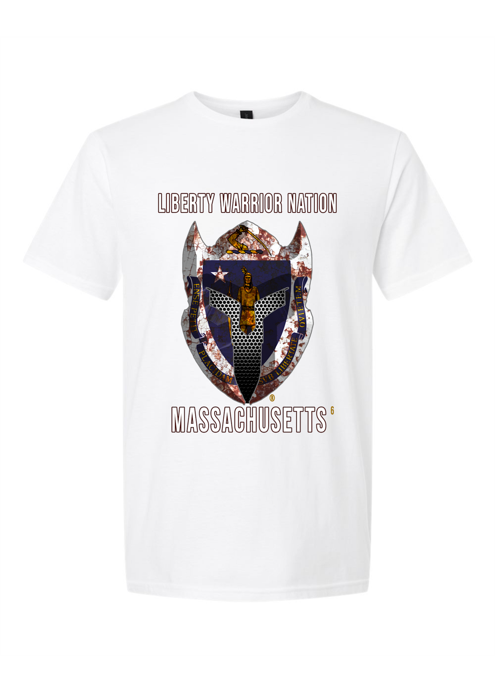 LWN Liberty Warrior Nation Massachusetts Shirt