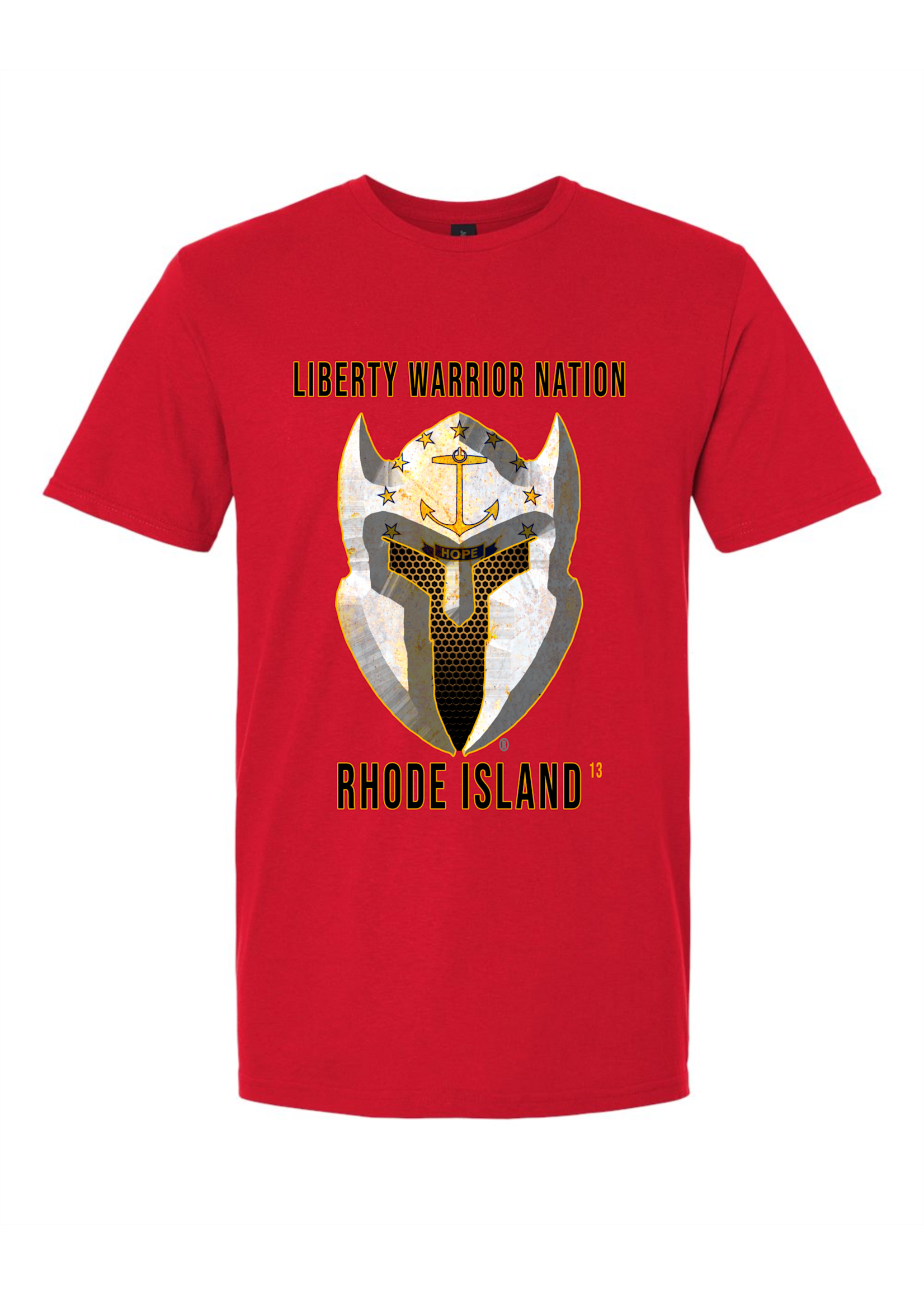 LWN Liberty Warrior Nation Rhode Island Shirt