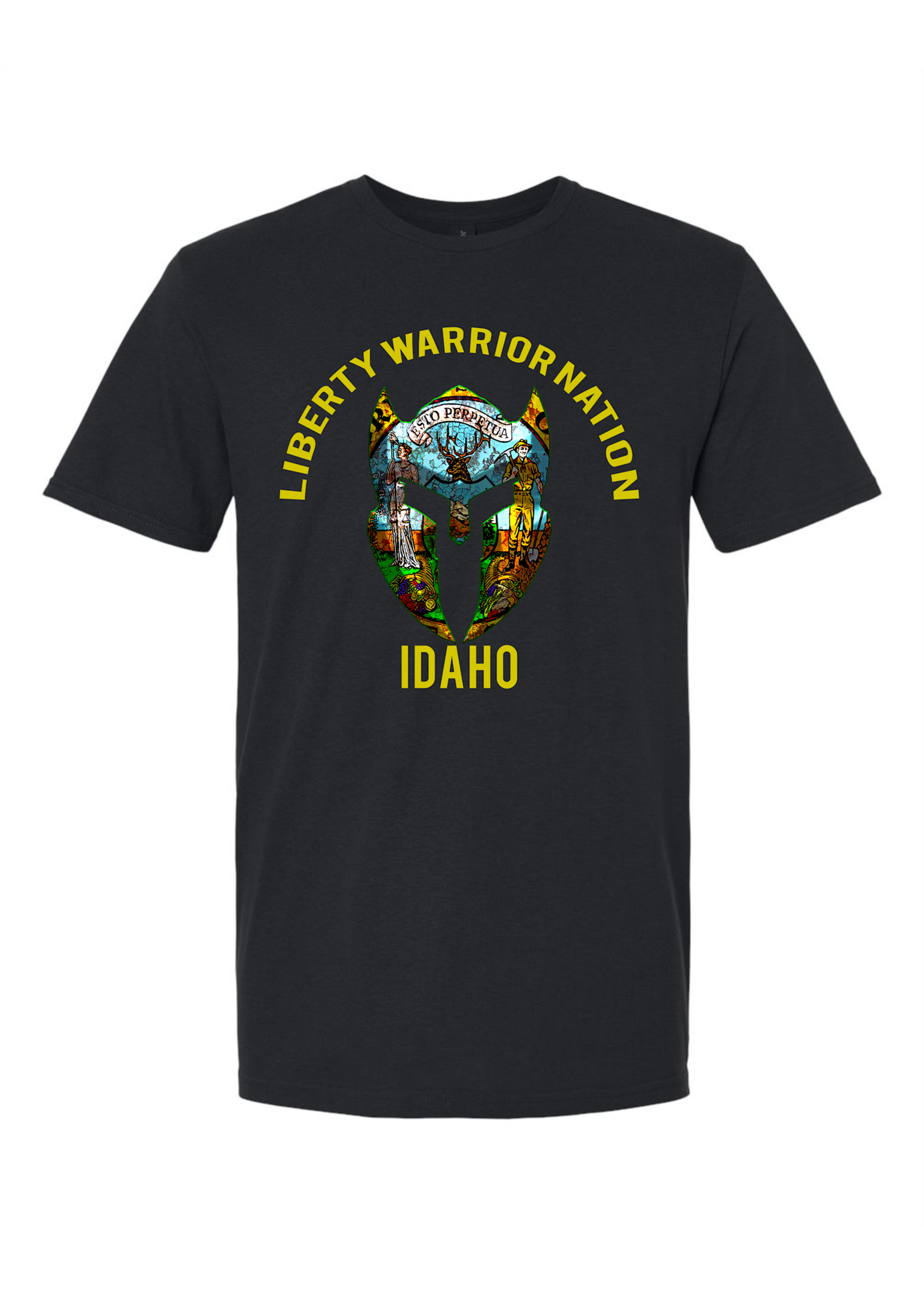 LWN Liberty Warrior Nation Idaho Shirt with Text