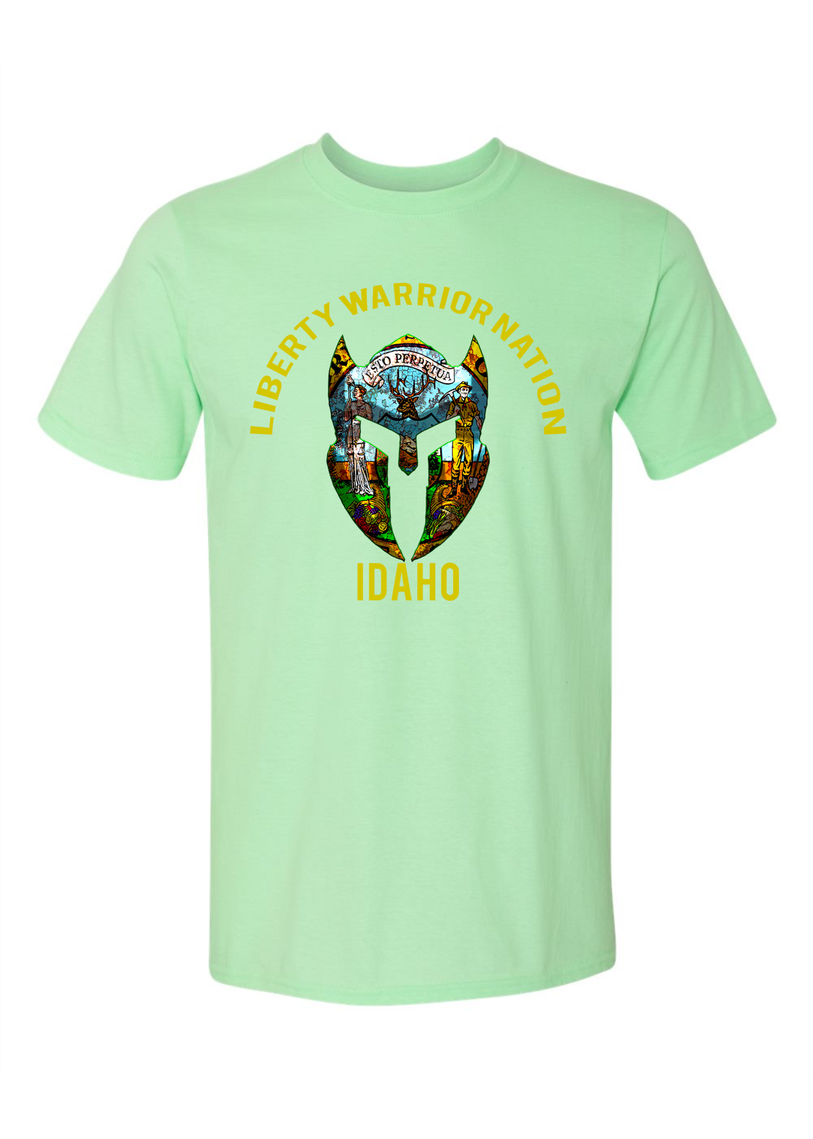 LWN Liberty Warrior Nation Idaho Shirt with Text