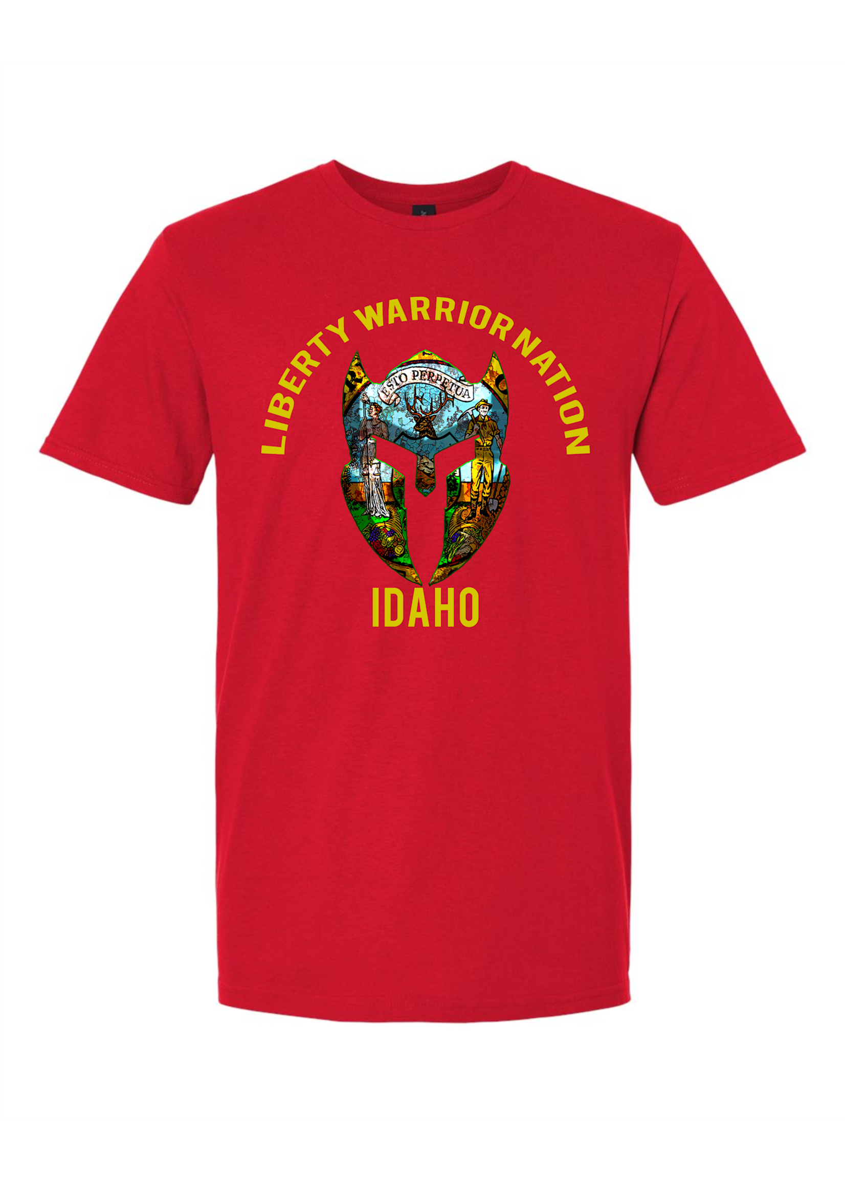 LWN Liberty Warrior Nation Idaho Shirt with Text