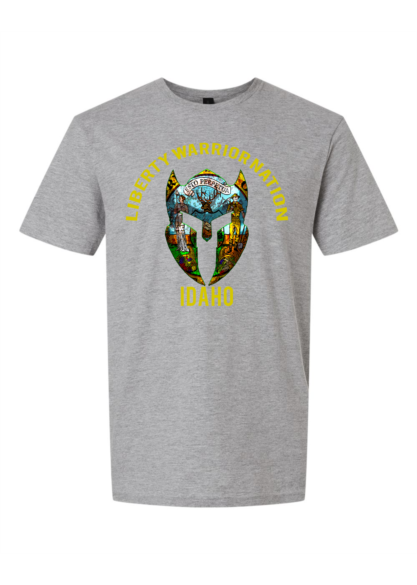 LWN Liberty Warrior Nation Idaho Shirt with Text