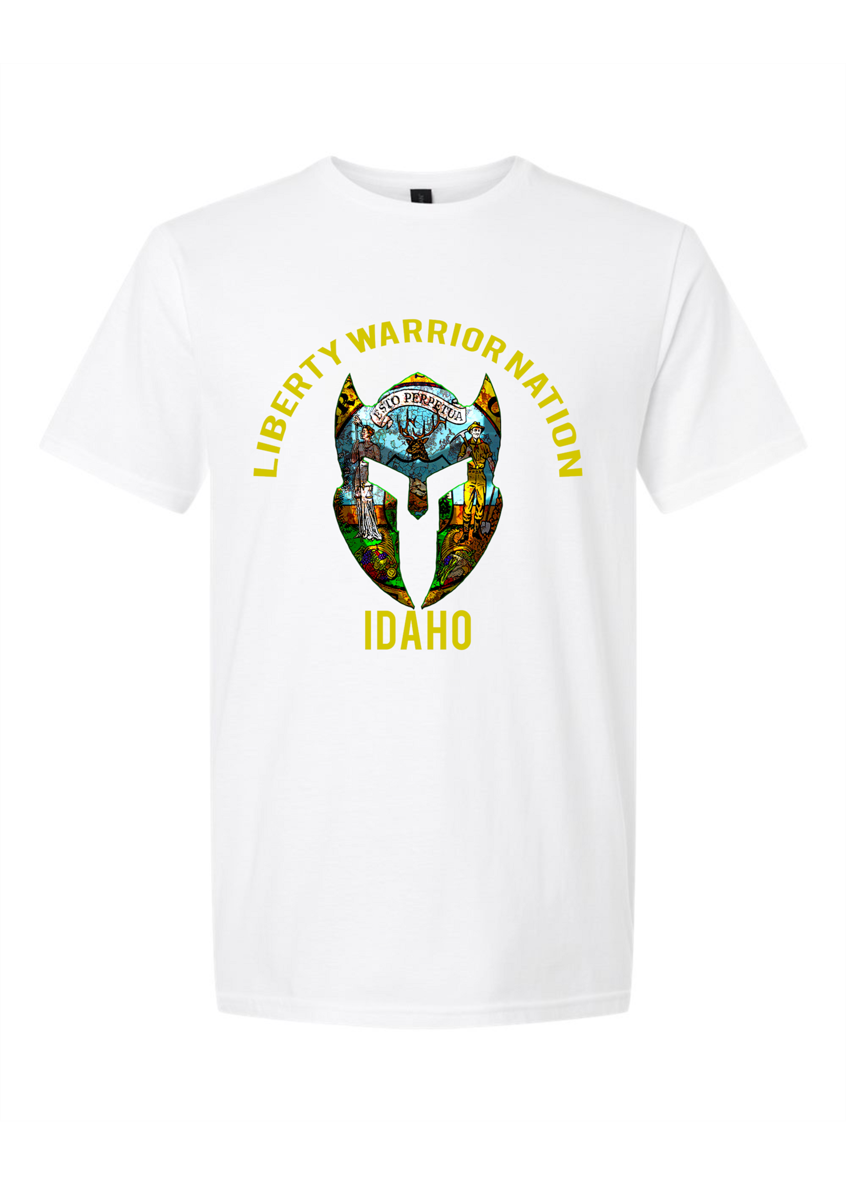 LWN Liberty Warrior Nation Idaho Shirt with Text