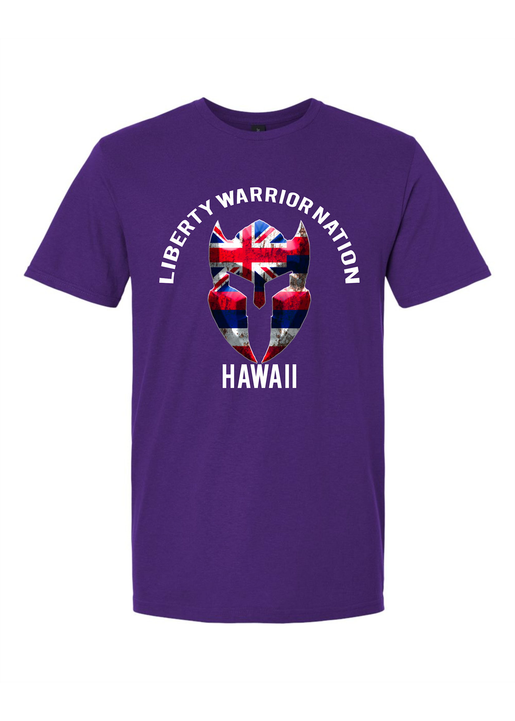 LWN Liberty Warrior Nation Hawaii Shirt with Text