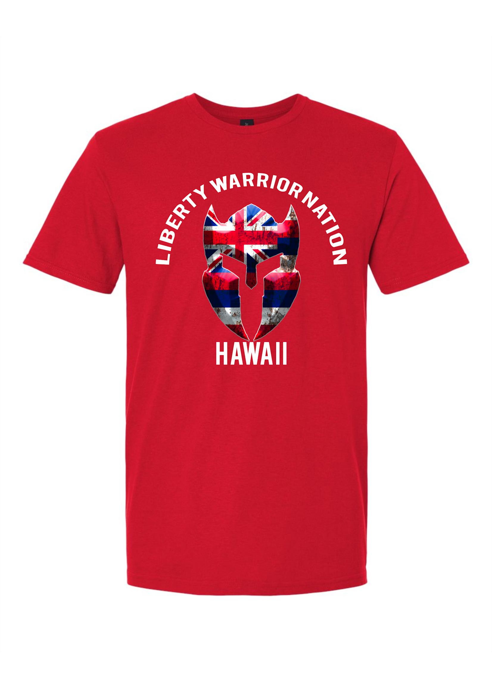 LWN Liberty Warrior Nation Hawaii Shirt with Text