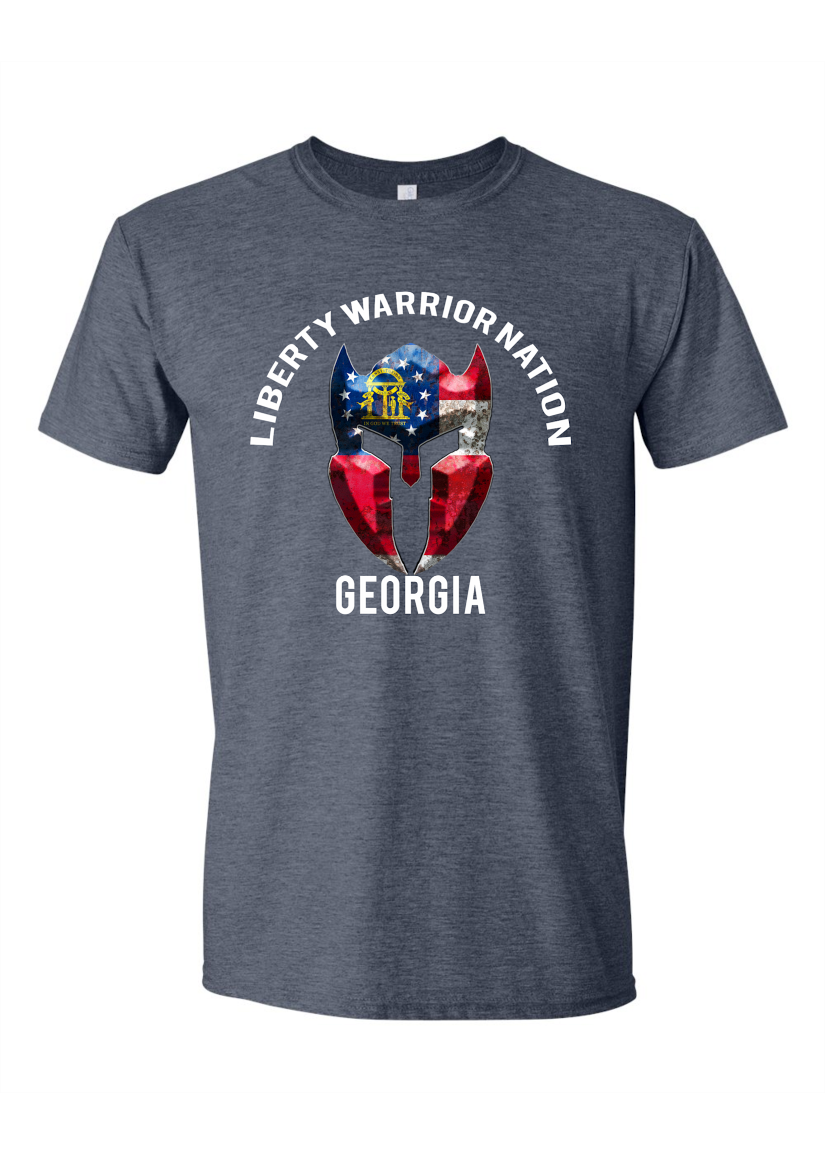 LWN Liberty Warrior Nation Georgia Shirt with Text