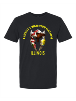 LWN Liberty Warrior Nation Illinois Shirt with Text