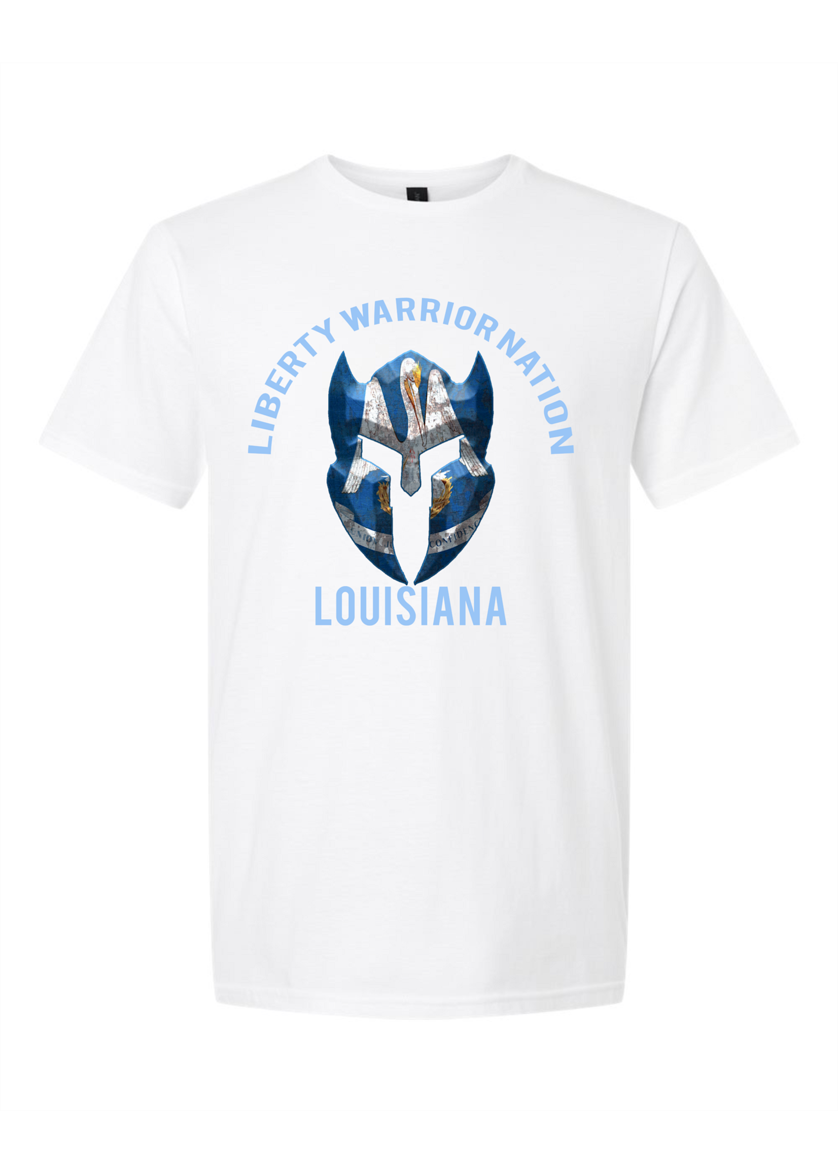 LWN Liberty Warrior Nation Louisiana v2 with Text Shirt