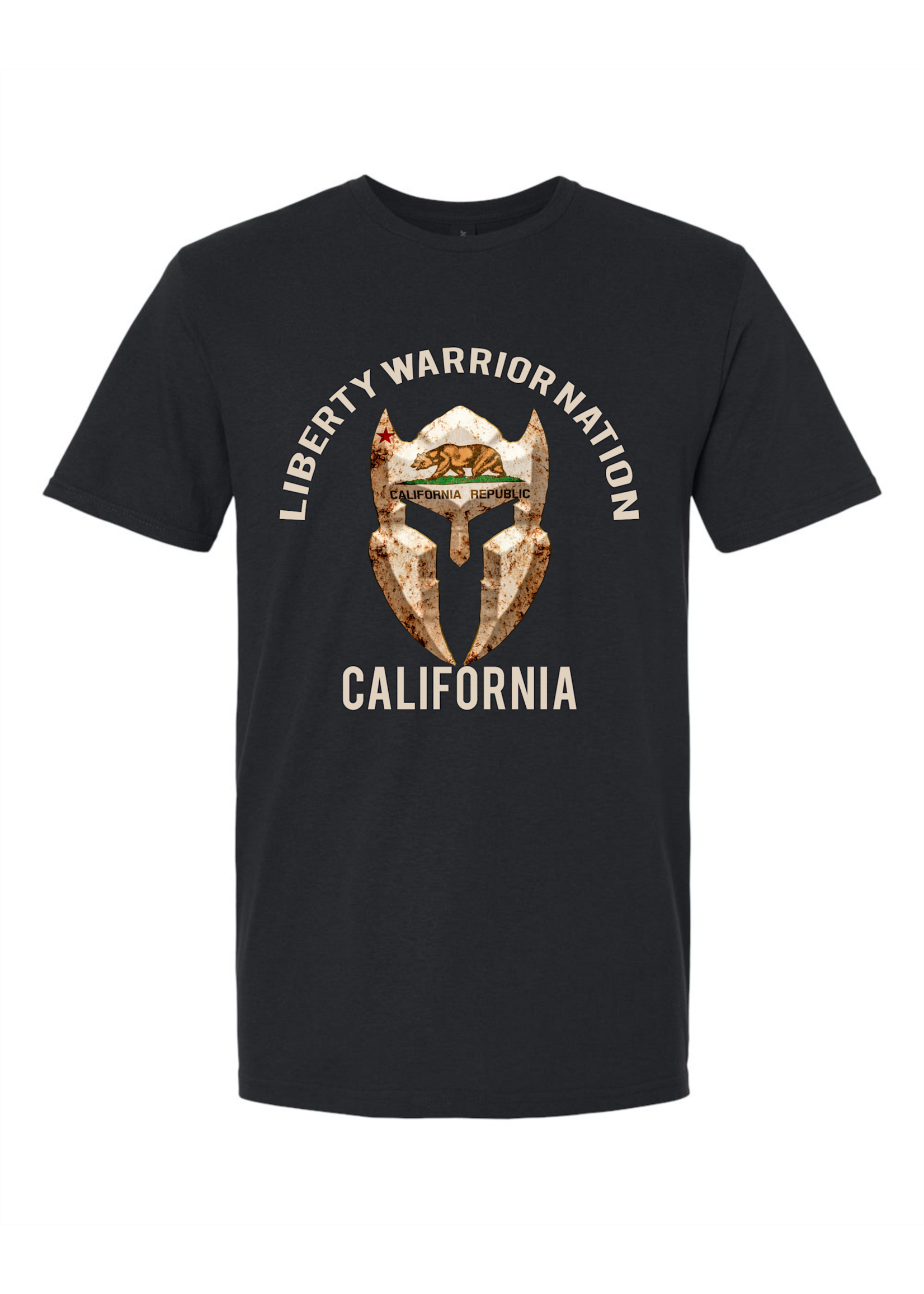 LWN Liberty Warrior Nation California v2 with Text Shirt