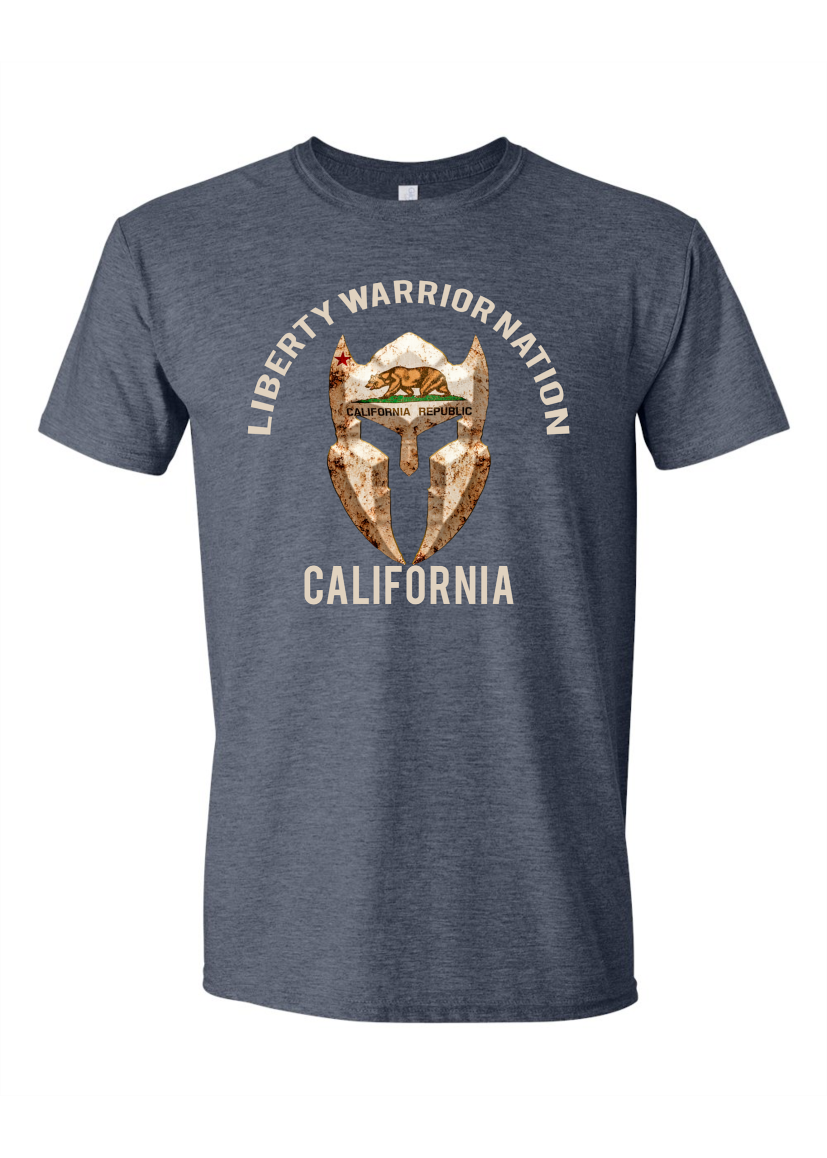 LWN Liberty Warrior Nation California v2 with Text Shirt