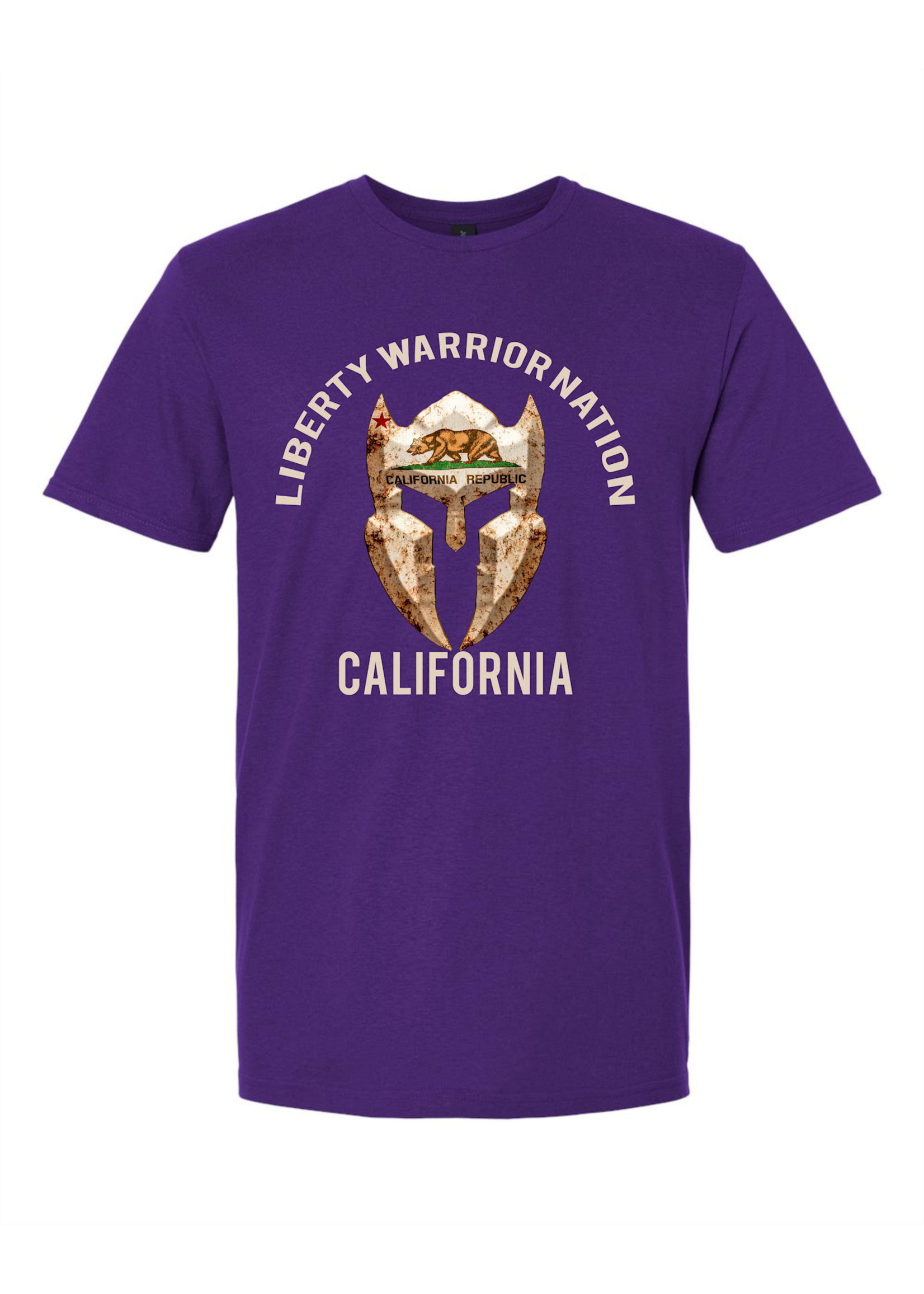 LWN Liberty Warrior Nation California v2 with Text Shirt