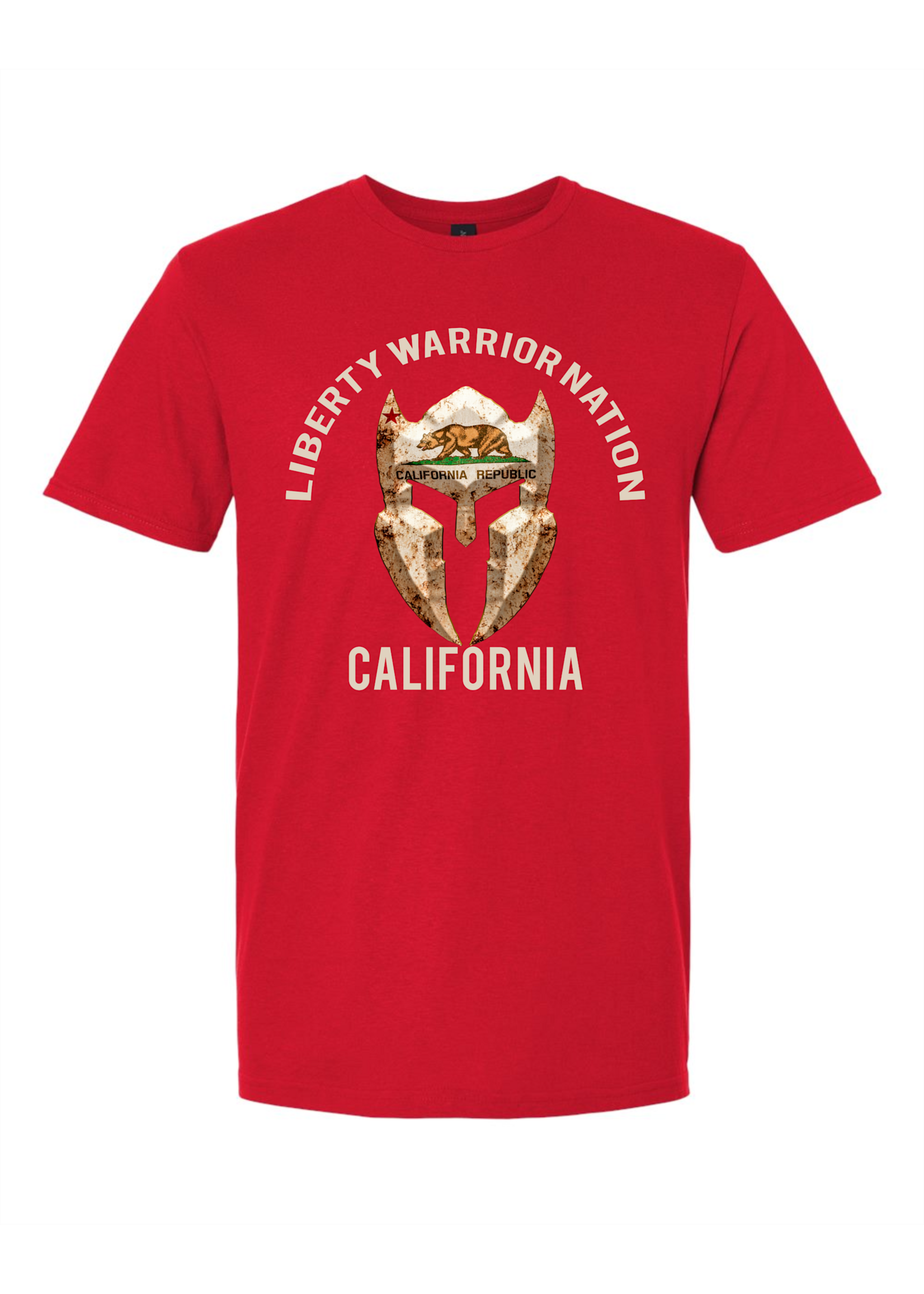 LWN Liberty Warrior Nation California v2 with Text Shirt