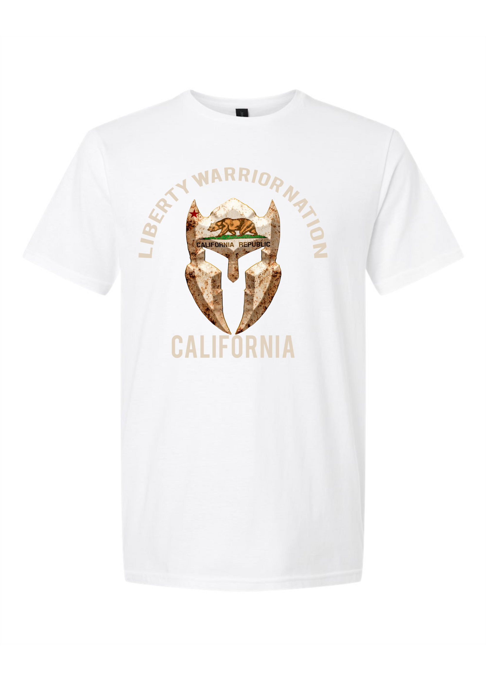 LWN Liberty Warrior Nation California v2 with Text Shirt