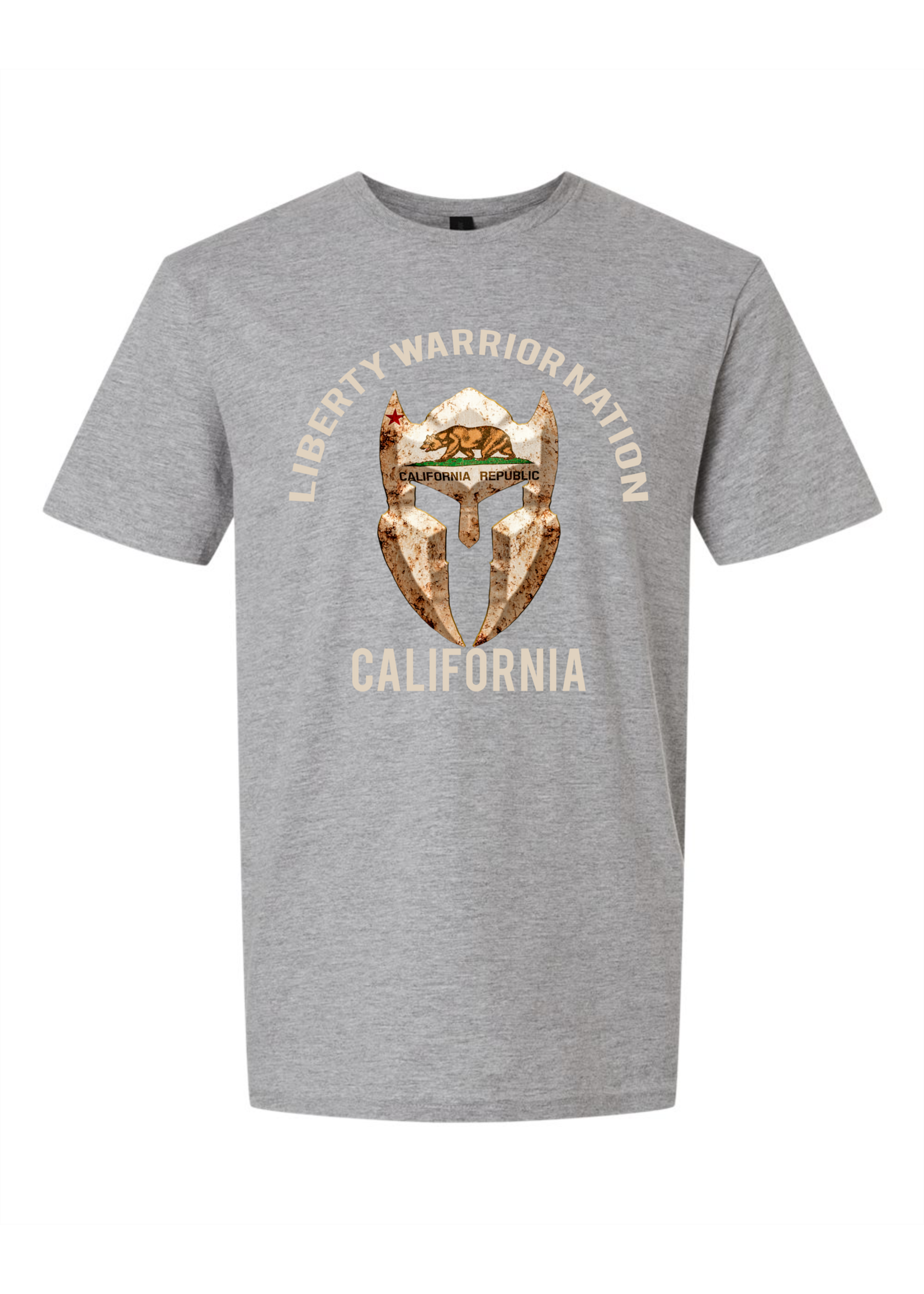 LWN Liberty Warrior Nation California v2 with Text Shirt
